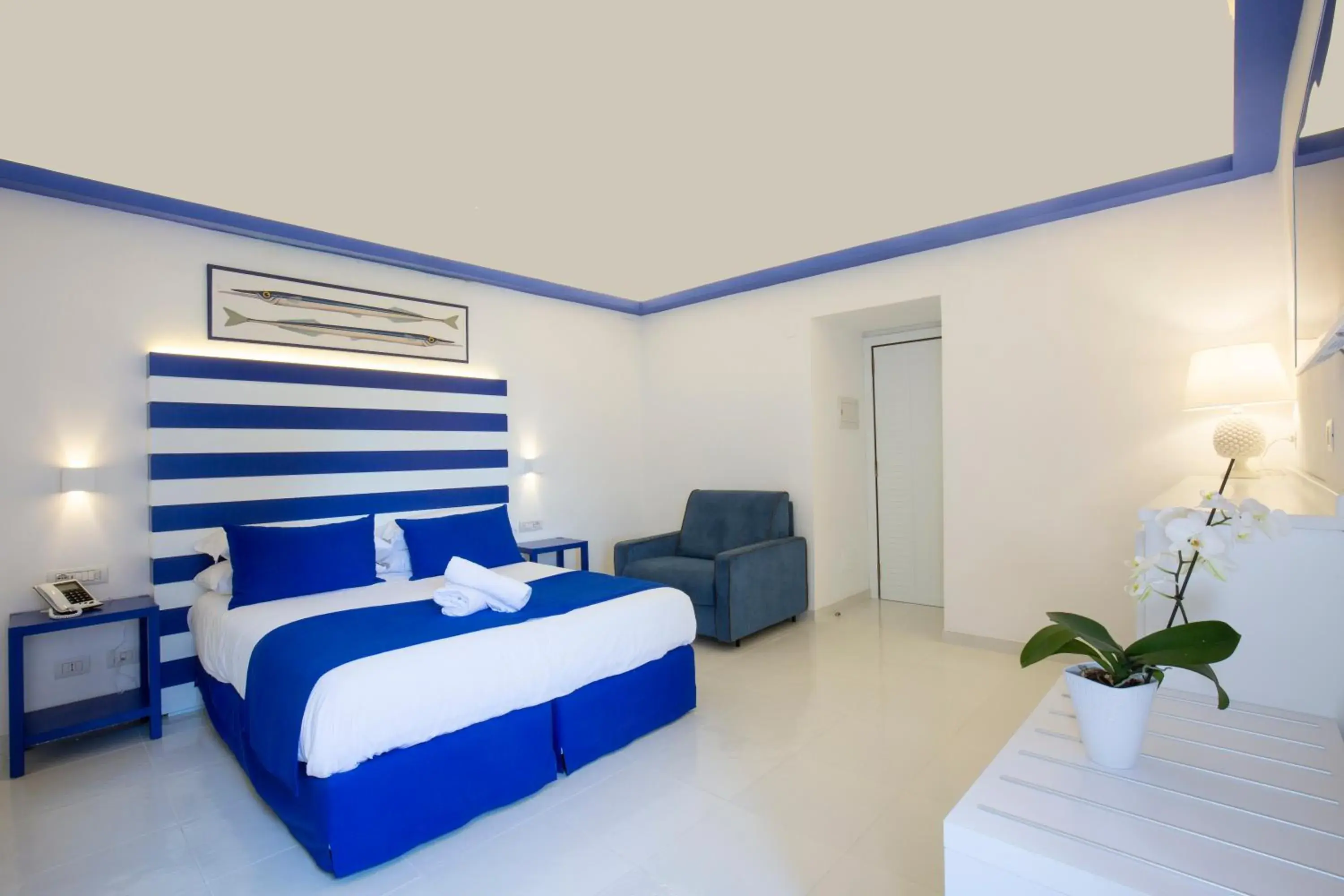 Superior Double or Twin Room with Terrace in Hotel Il Faro Superior Double or Twin Room with Terrace in Hotel Il Faro