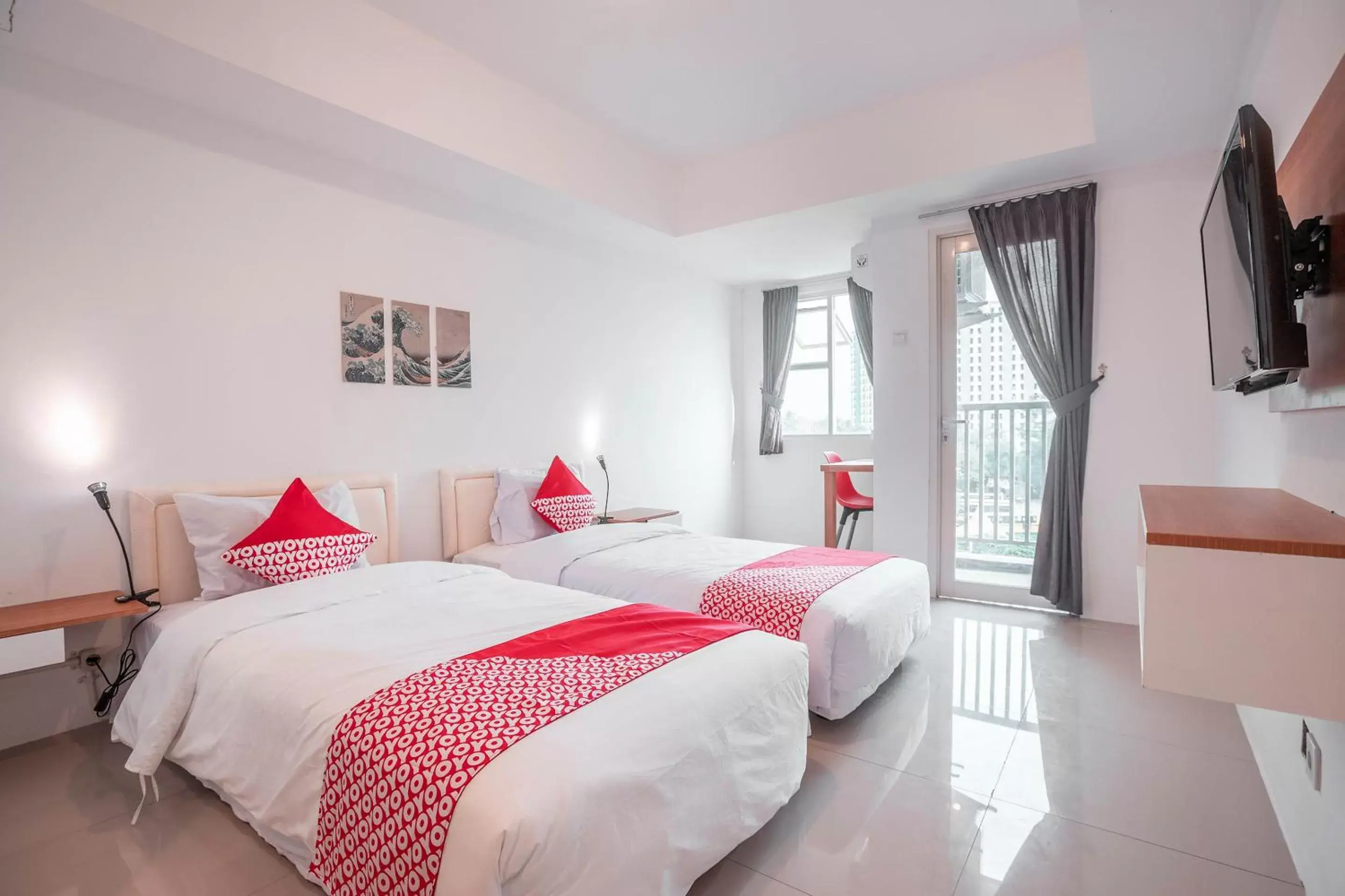 Standard Twin Room in OYO Flagship 728 Baileys Apartment Standard Twin Room in OYO Flagship 728 Baileys Apartment