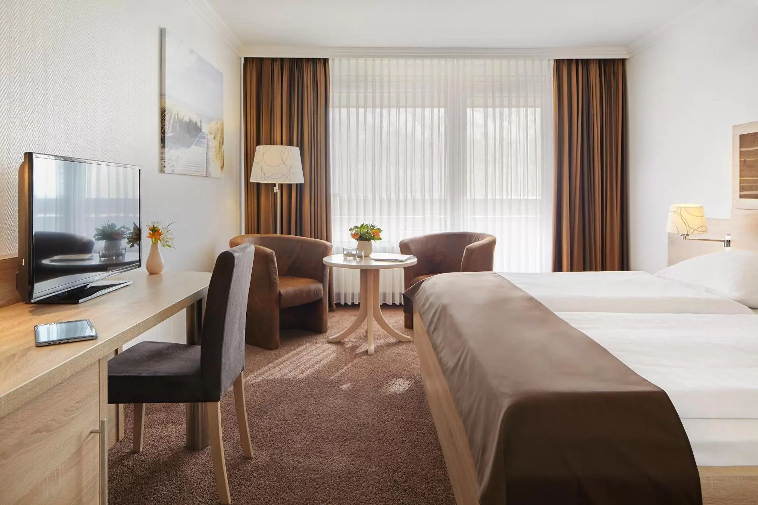 Superior Double Room with Balcony and Sea View - single occupancy in nordica Hotel Friesenhof Superior Double Room with Balcony and Sea View - single occupancy in nordica Hotel Friesenhof