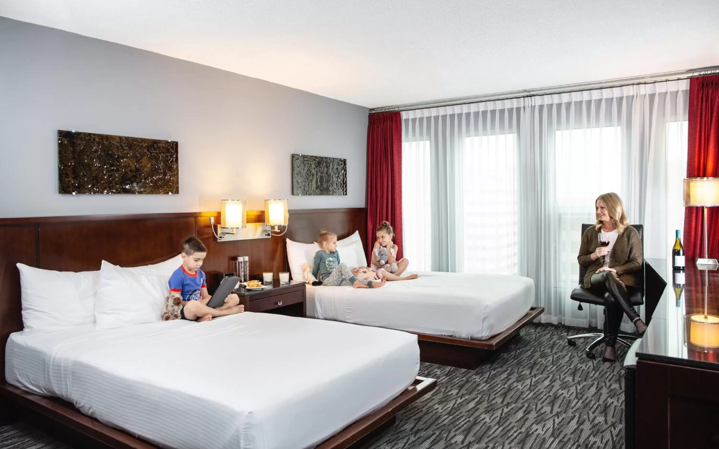 Double Room with Two Double Beds in Matrix Hotel Double Room with Two Double Beds in Matrix Hotel