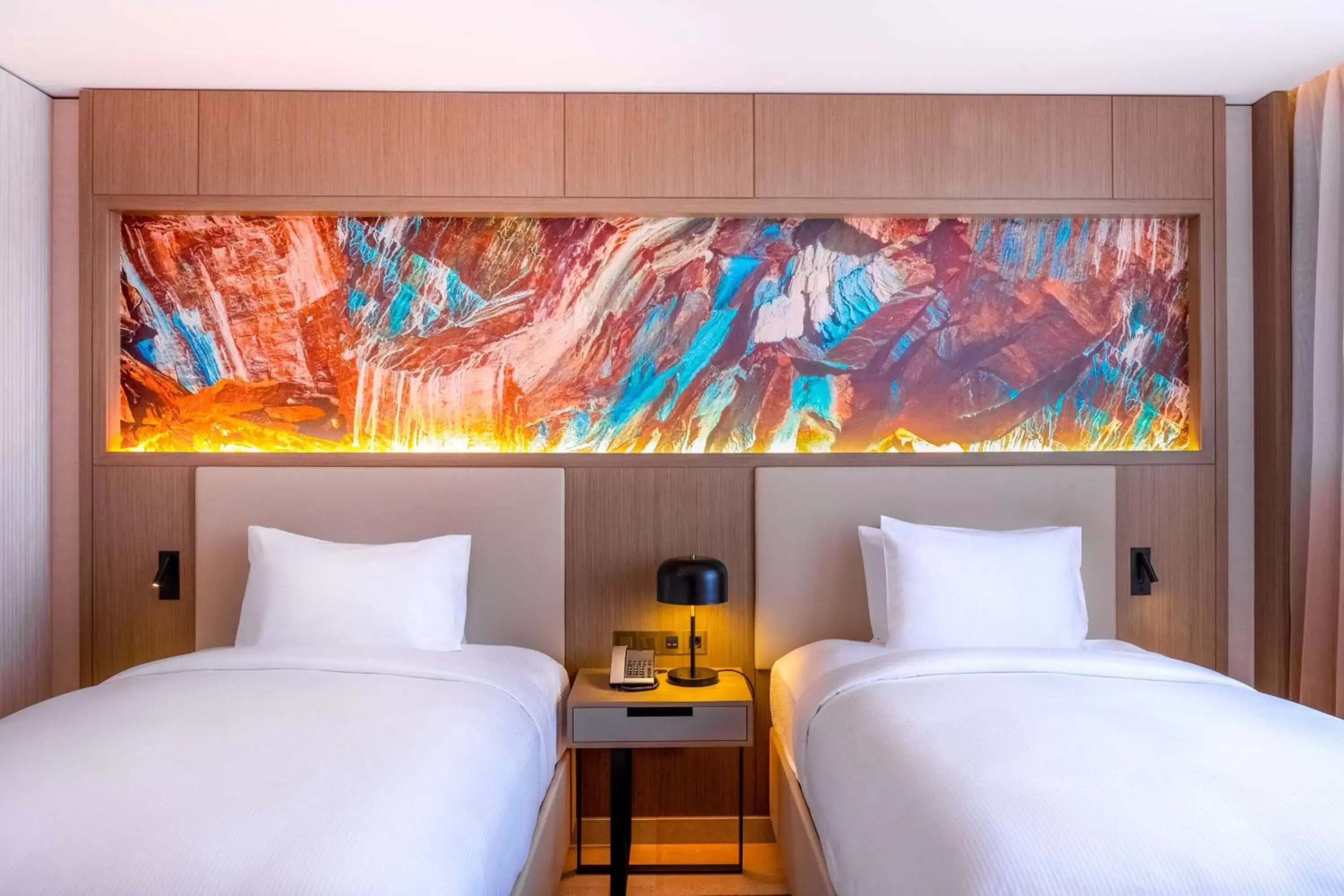 Double Room with Two Double Beds and River View in Hilton Kinshasa Double Room with Two Double Beds and River View in Hilton Kinshasa