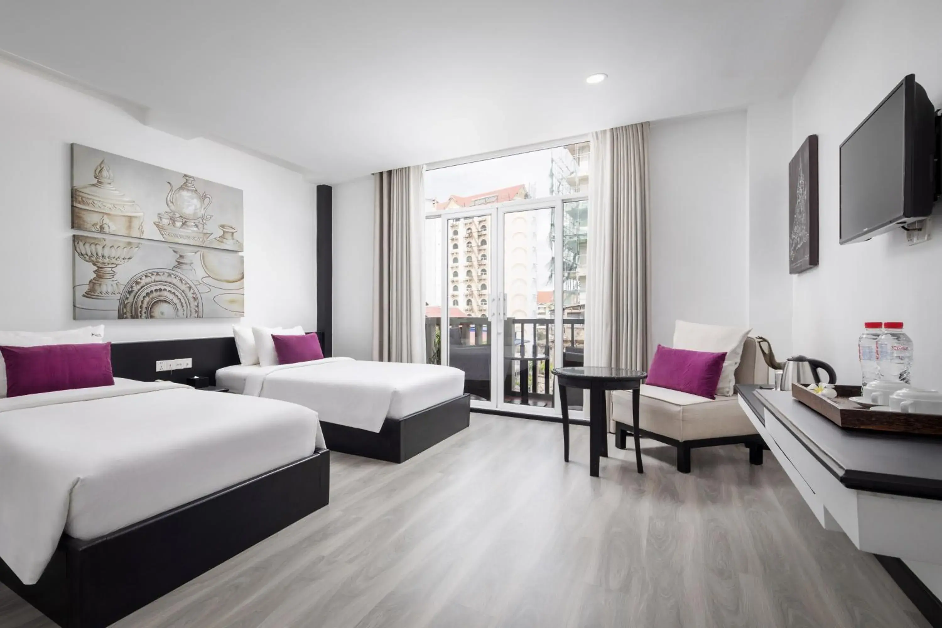 Deluxe Twin with Balcony in Apsor Palace Hotel Deluxe Twin with Balcony in Apsor Palace Hotel