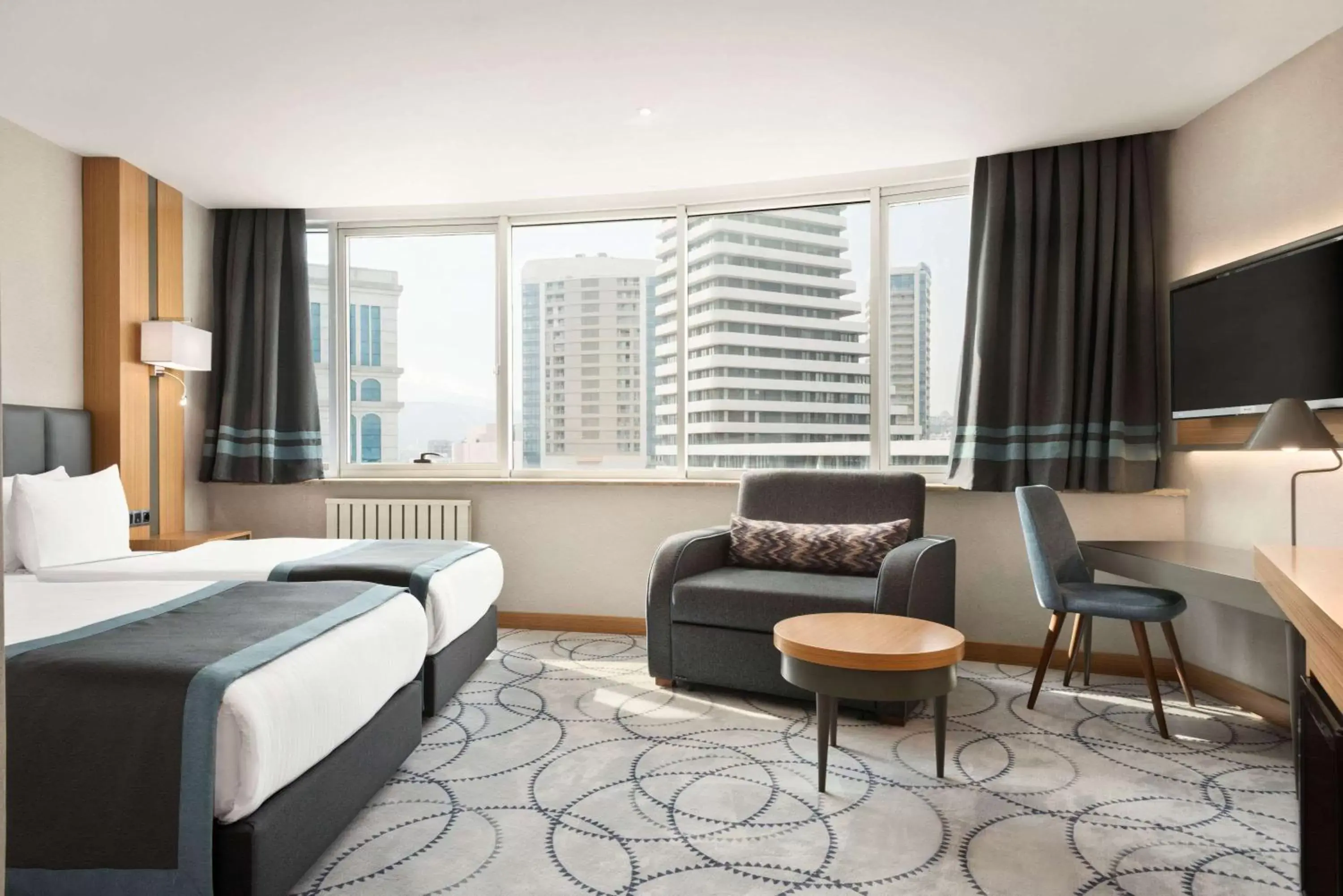 Twin Room with Two Twin Beds - single occupancy - Non-Smoking in Ramada By Wyndham Nilufer Bursa Twin Room with Two Twin Beds - single occupancy - Non-Smoking in Ramada By Wyndham Nilufer Bursa