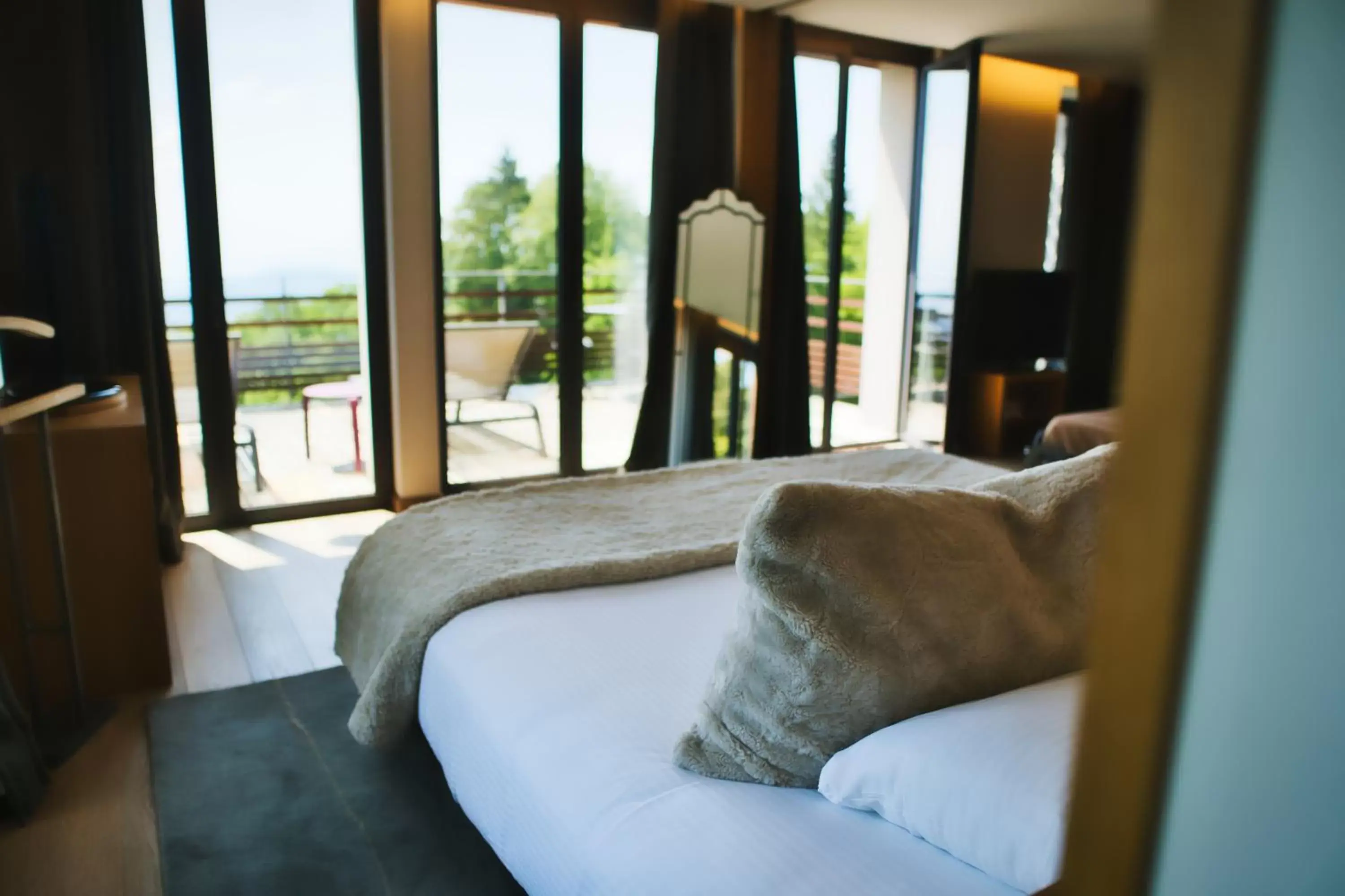 Family Suite with Mountain View - Maison des Ecureuils (annex) in Château des Avenieres - Relais & Châteaux Family Suite with Mountain View - Maison des Ecureuils (annex) in Château des Avenieres - Relais & Châteaux