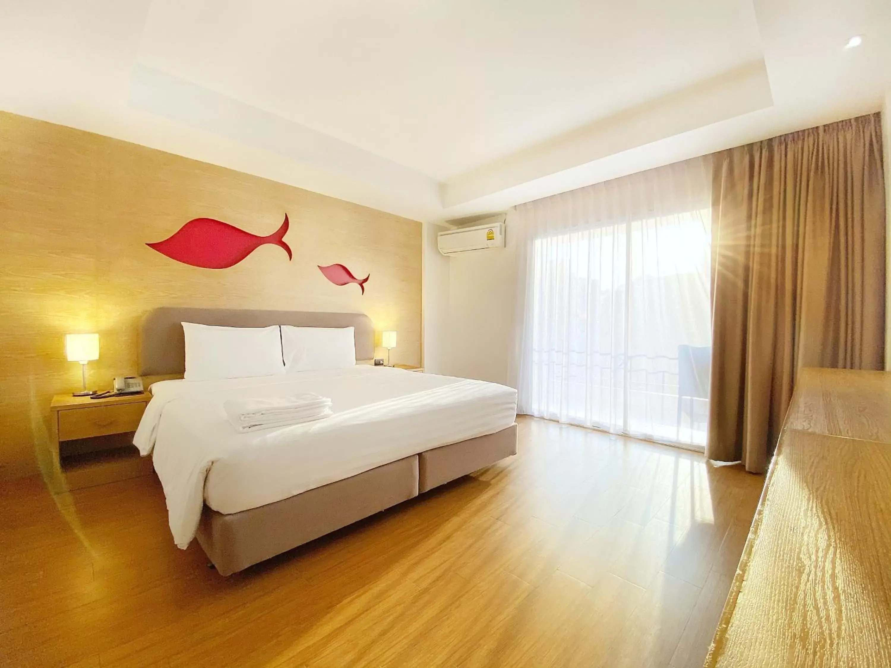 Superior Double Room with Balcony in Siam View Hotel and Residence Superior Double Room with Balcony in Siam View Hotel and Residence