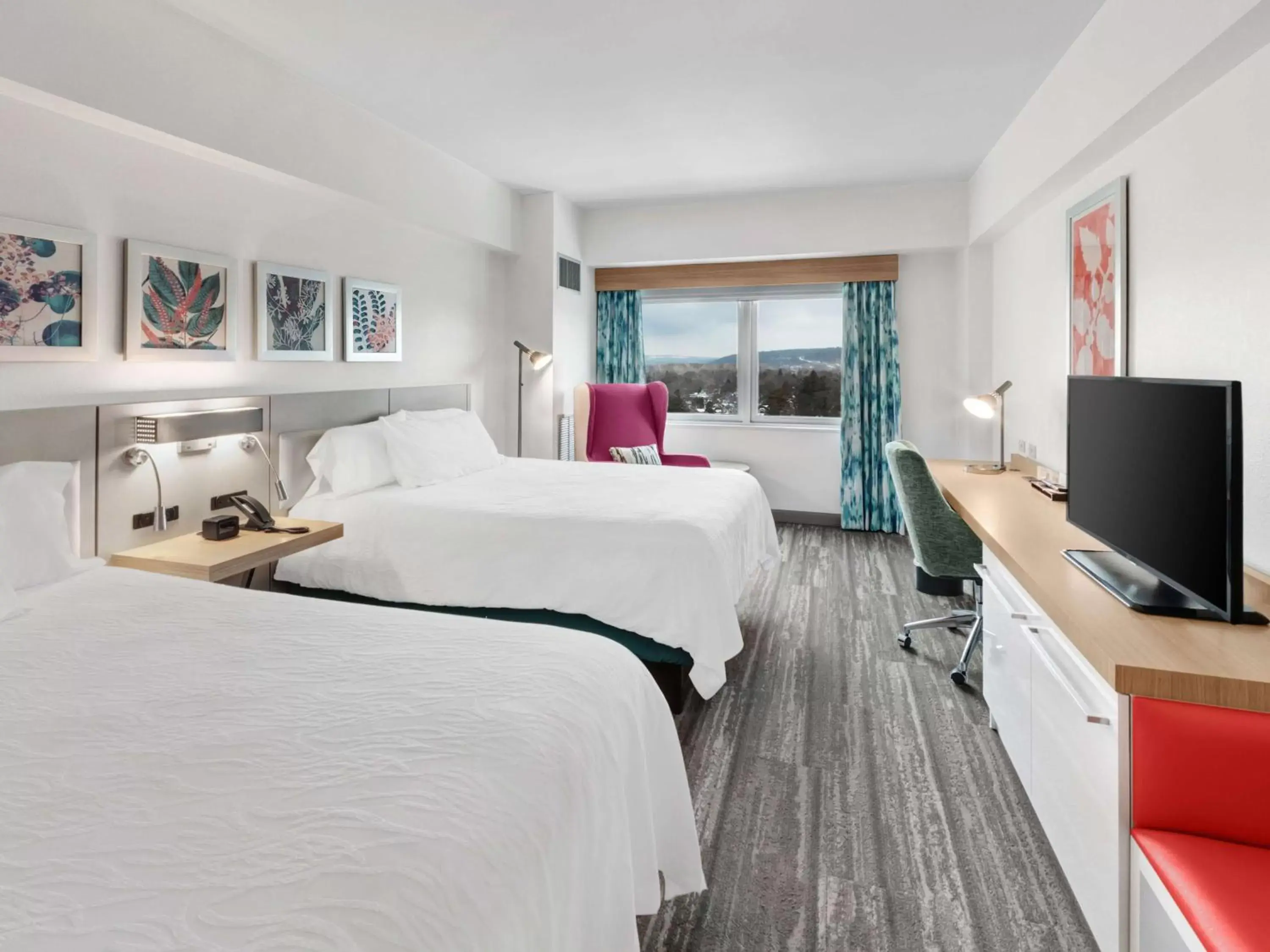 Queen Room with Two Queen Beds in Hilton Garden Inn Ithaca Queen Room with Two Queen Beds in Hilton Garden Inn Ithaca