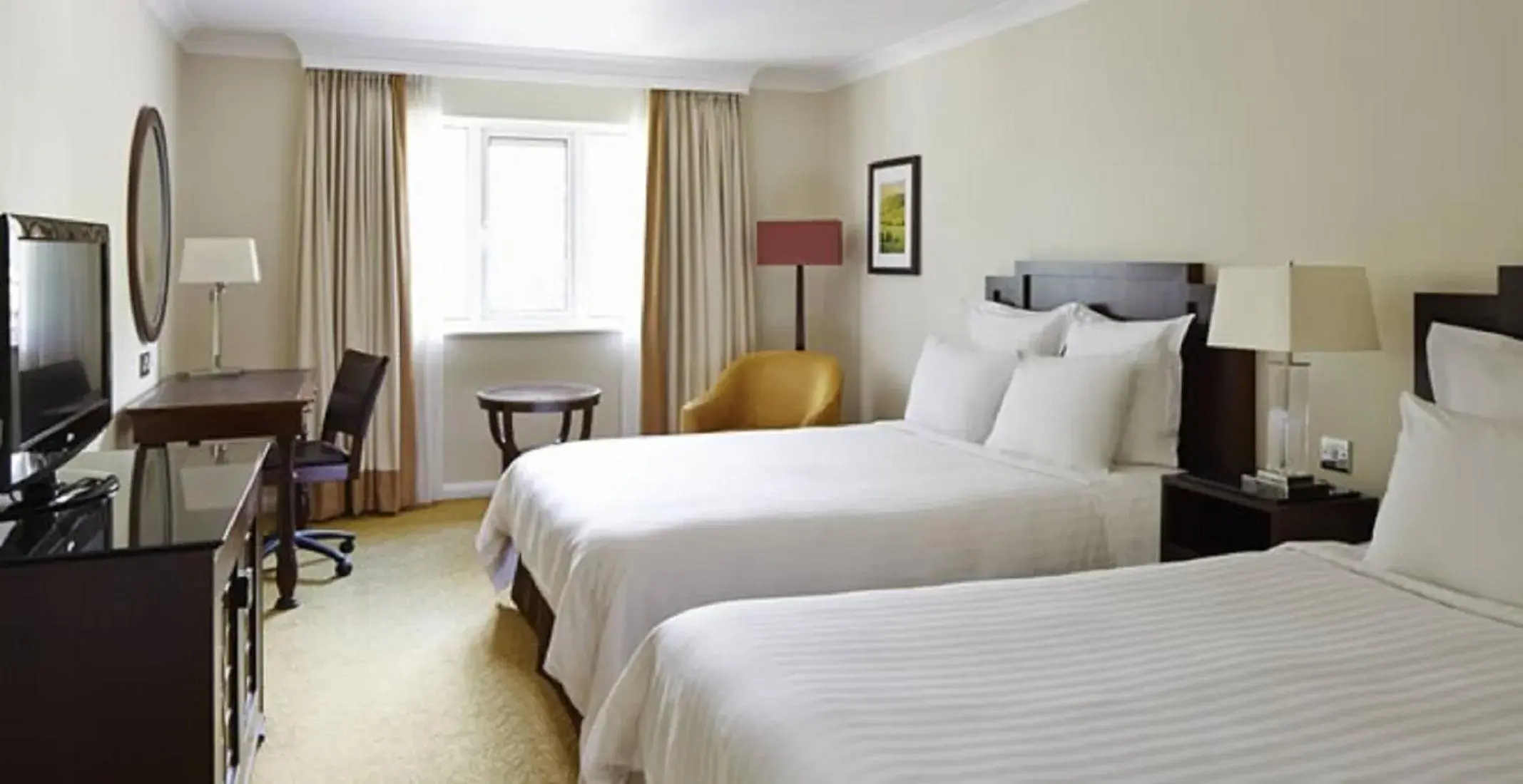 Standard Double Room with Two Double Beds in Meon Valley Hotel, Golf & Country Club Standard Double Room with Two Double Beds in Meon Valley Hotel, Golf & Country Club