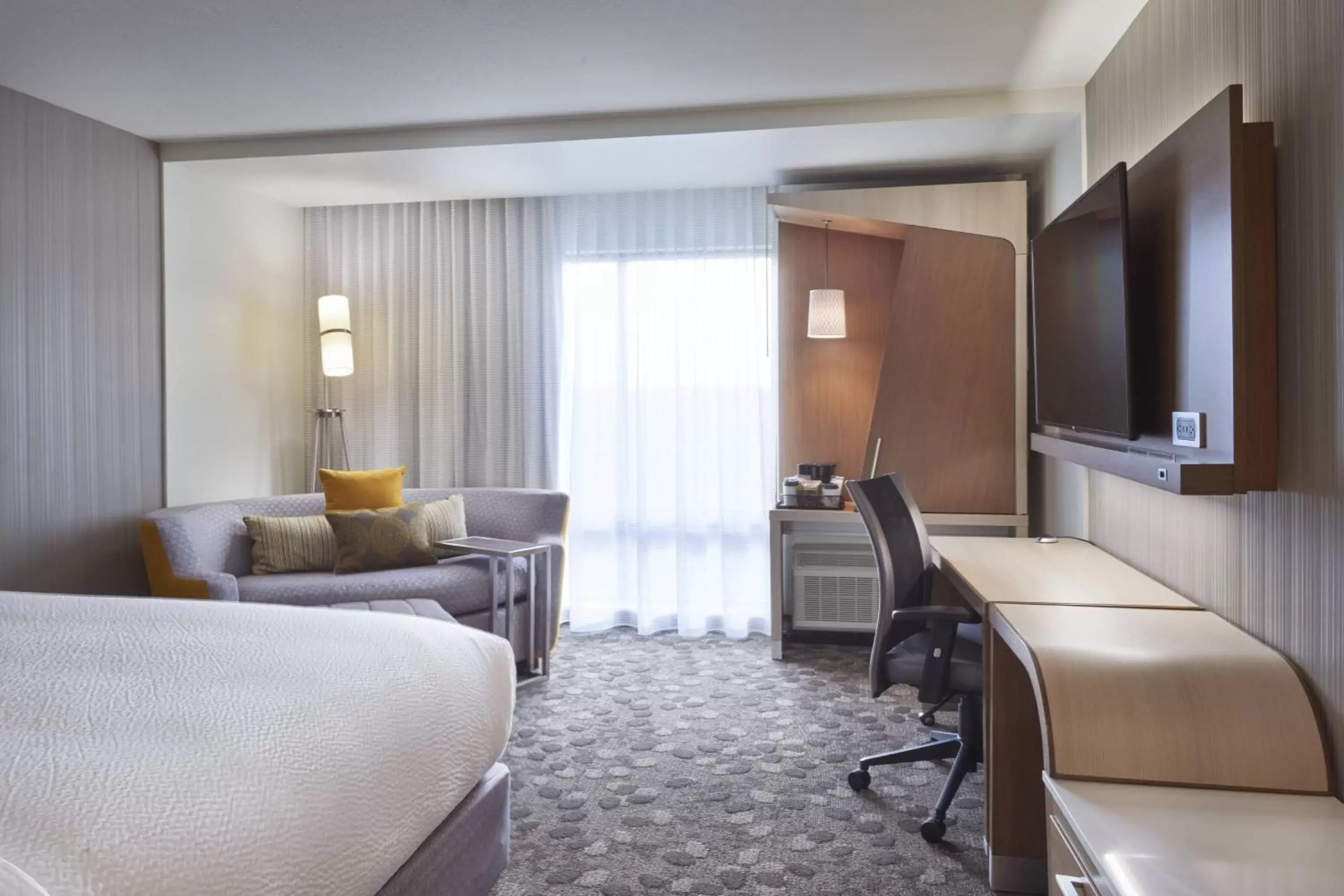 King Room with Sofa Bed - Hearing Accessible in Courtyard by Marriott Jackson King Room with Sofa Bed - Hearing Accessible in Courtyard by Marriott Jackson