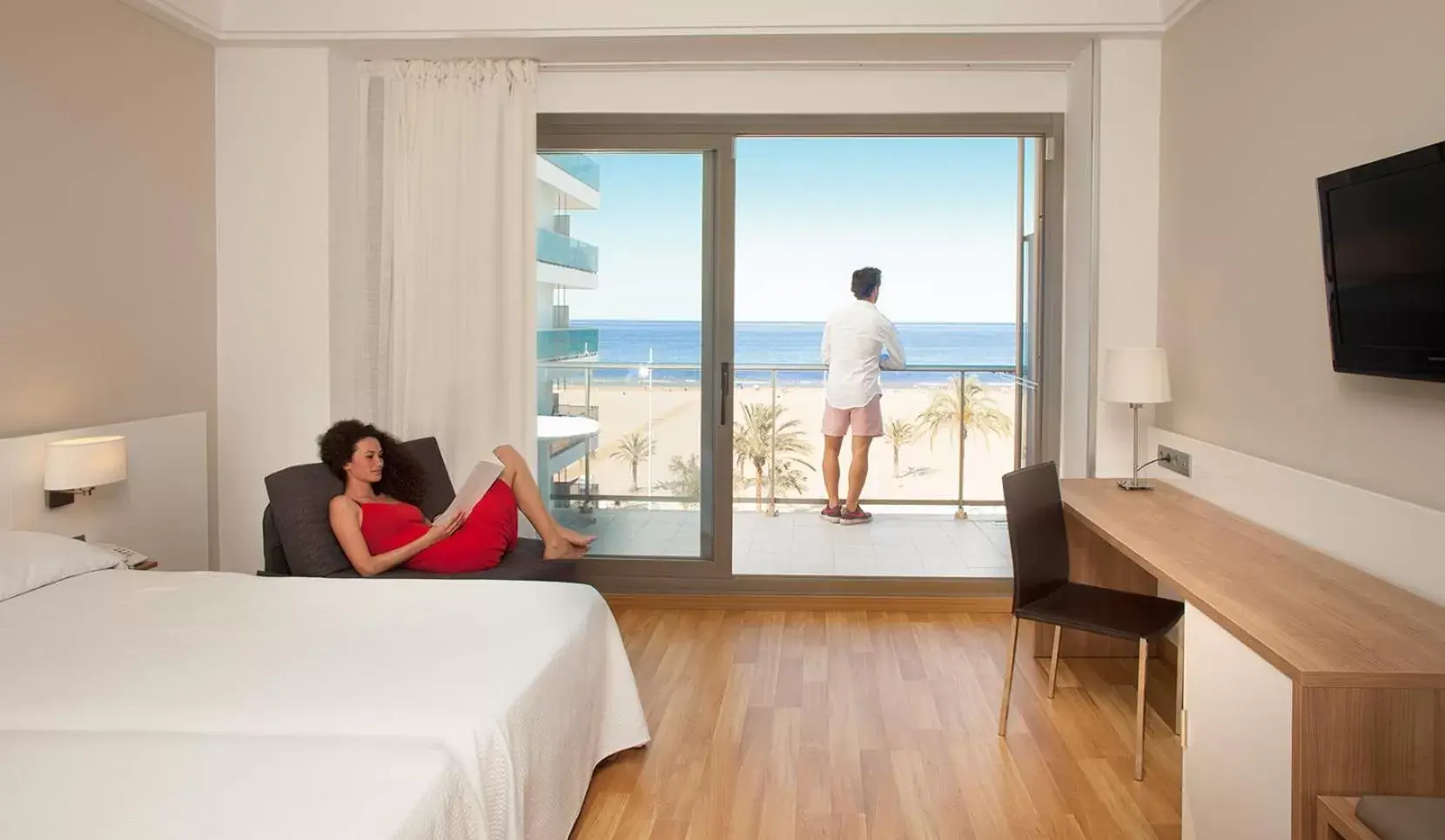 Twin Room with View and Terrace (2 Adults +1 Child) in RH Bayren Hotel & Spa 4* Sup Twin Room with View and Terrace (2 Adults +1 Child) in RH Bayren Hotel & Spa 4* Sup