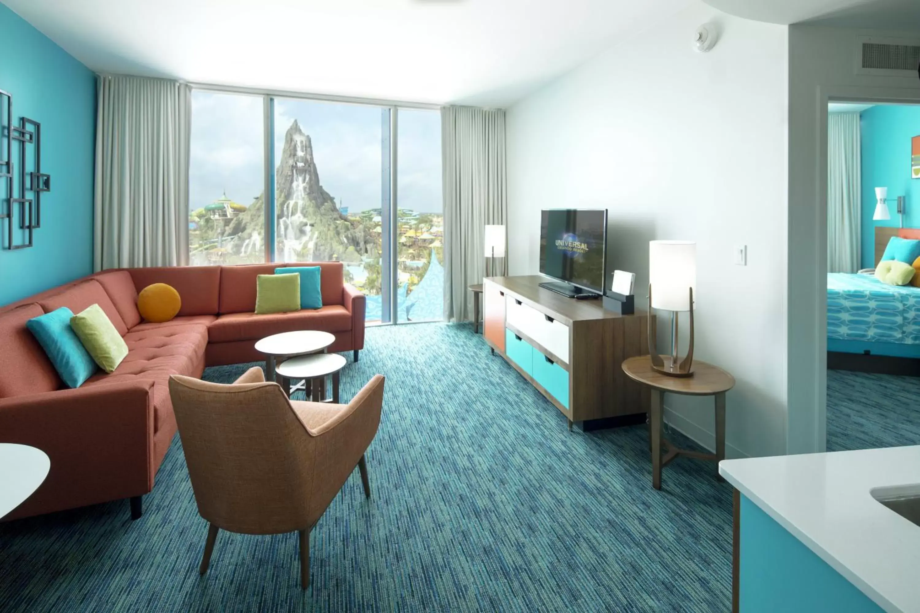 Two-Bedroom Suite with Water Park View (Includes Early Park Admission) in Universal's Cabana Bay Beach Resort Two-Bedroom Suite with Water Park View (Includes Early Park Admission) in Universal's Cabana Bay Beach Resort