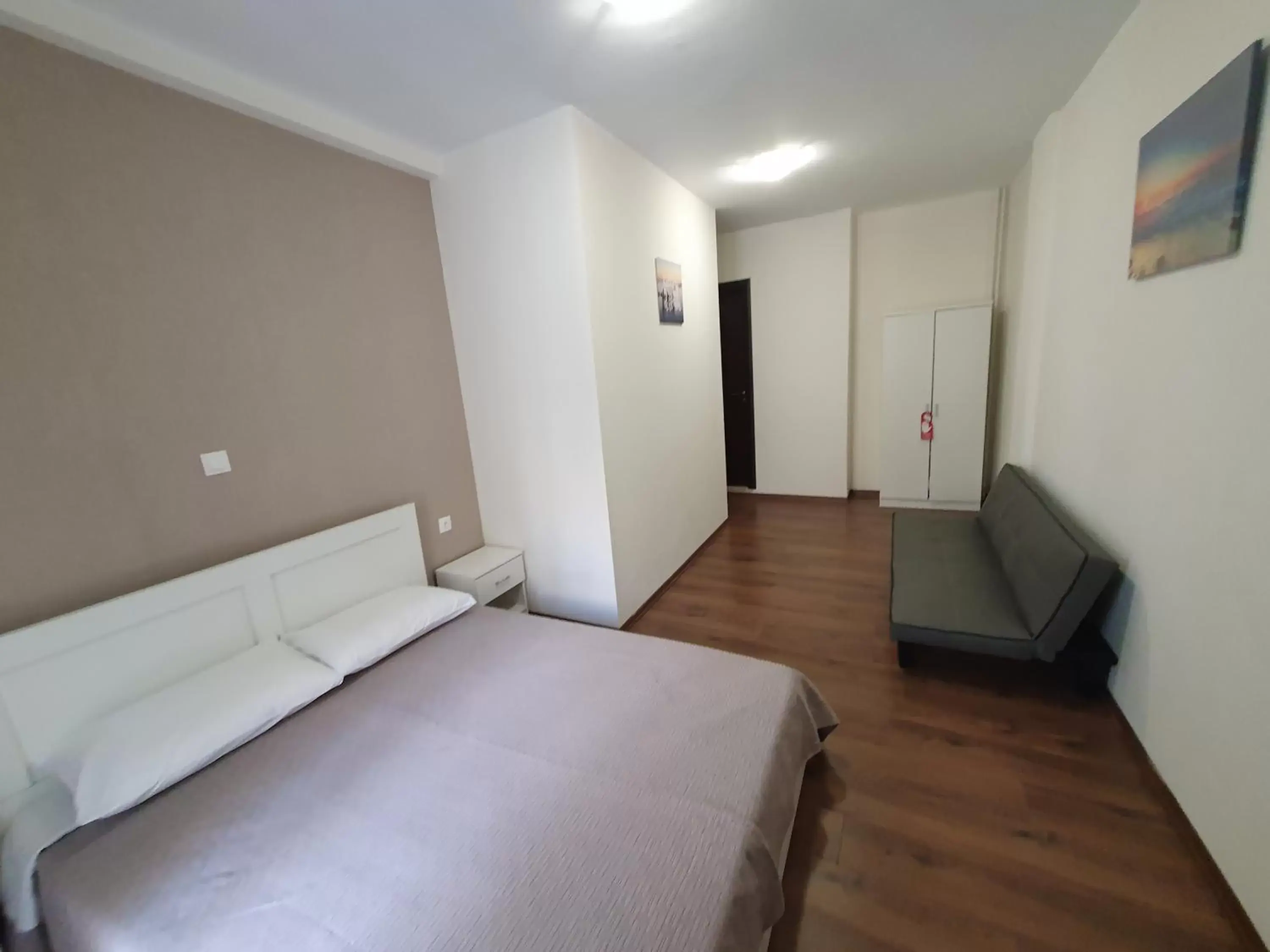 Decorative detail, Bed in Athens Center Solomou rooms Decorative detail, Bed in Athens Center Solomou rooms