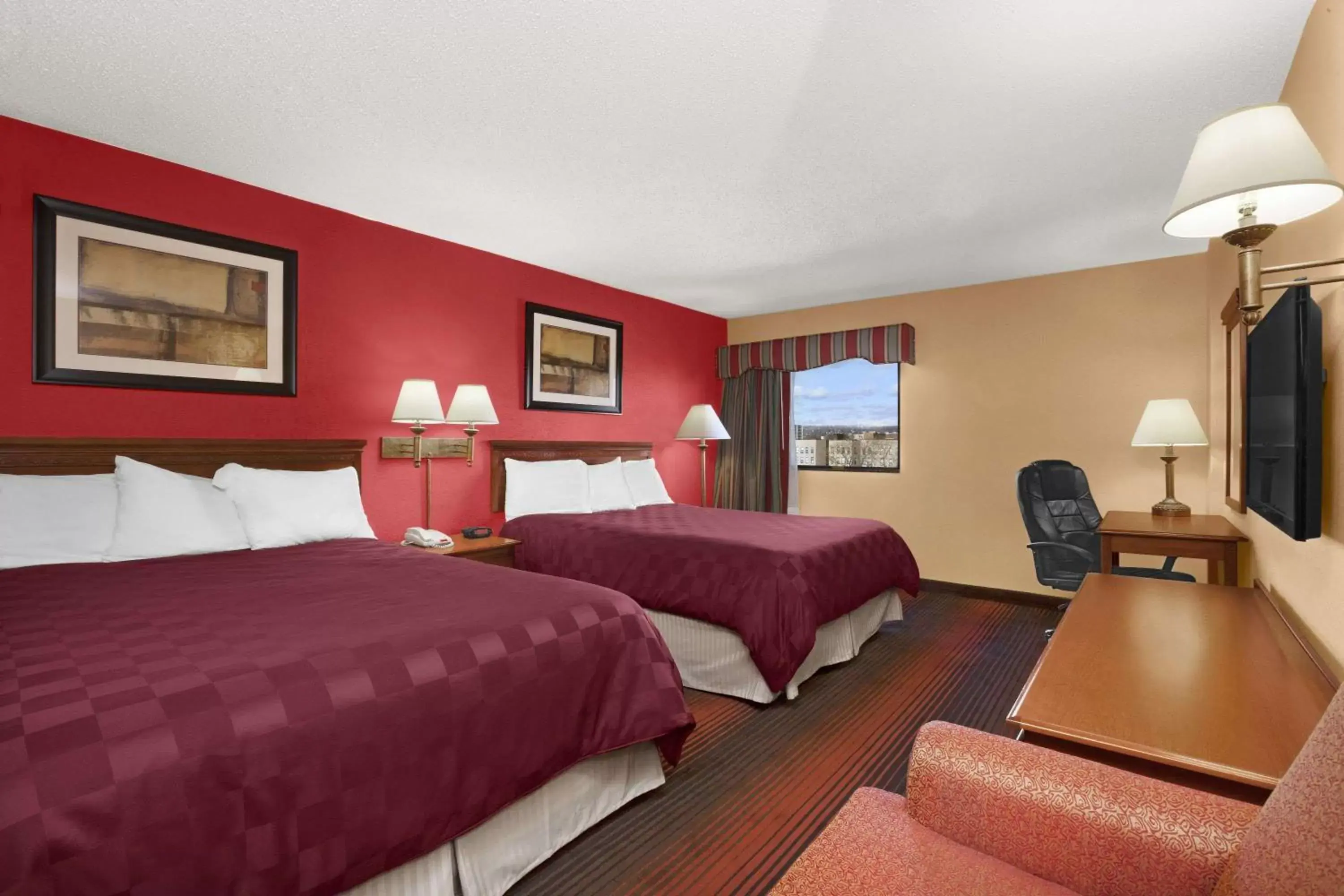 Queen Room with Two Queen Beds - Non-Smoking in Ramada by Wyndham East Orange Queen Room with Two Queen Beds - Non-Smoking in Ramada by Wyndham East Orange