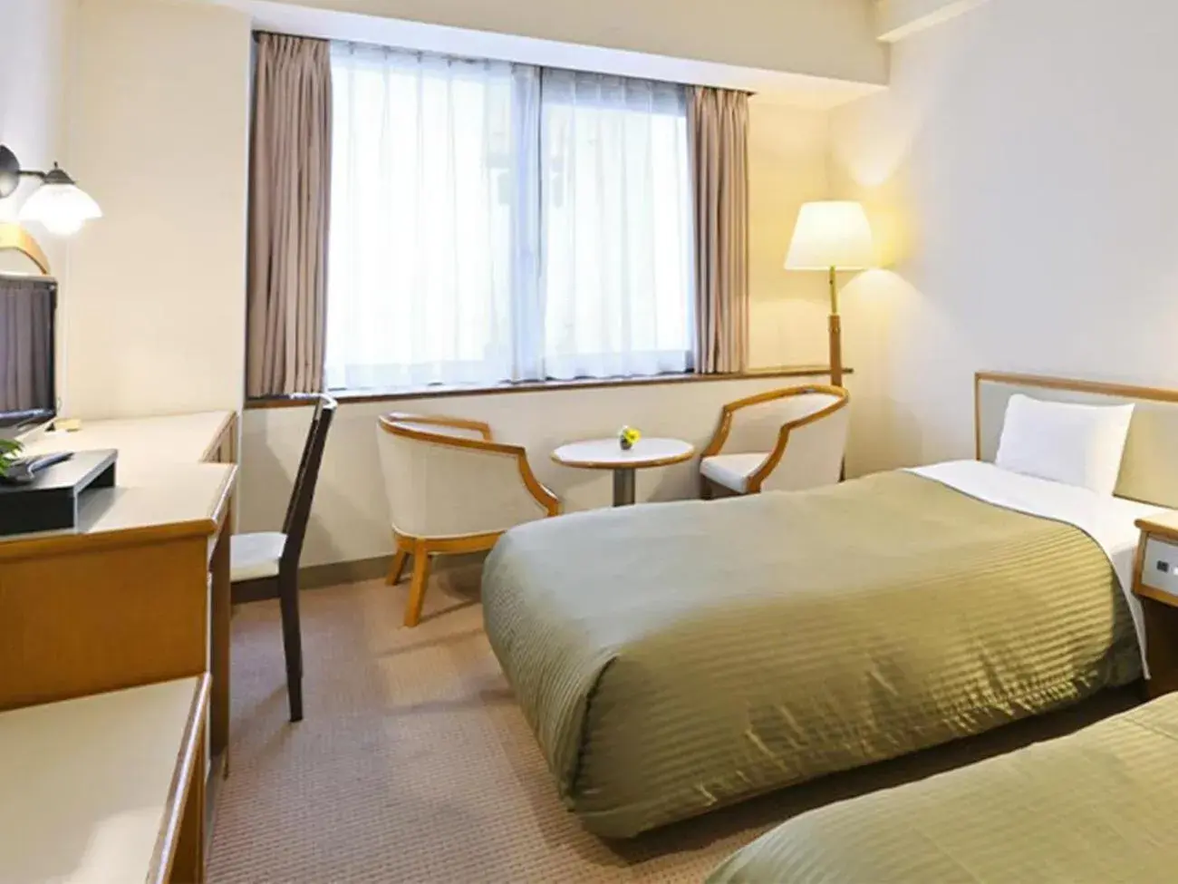 Standard Twin Room with Sea View in Miyajima Coral Hotel Standard Twin Room with Sea View in Miyajima Coral Hotel