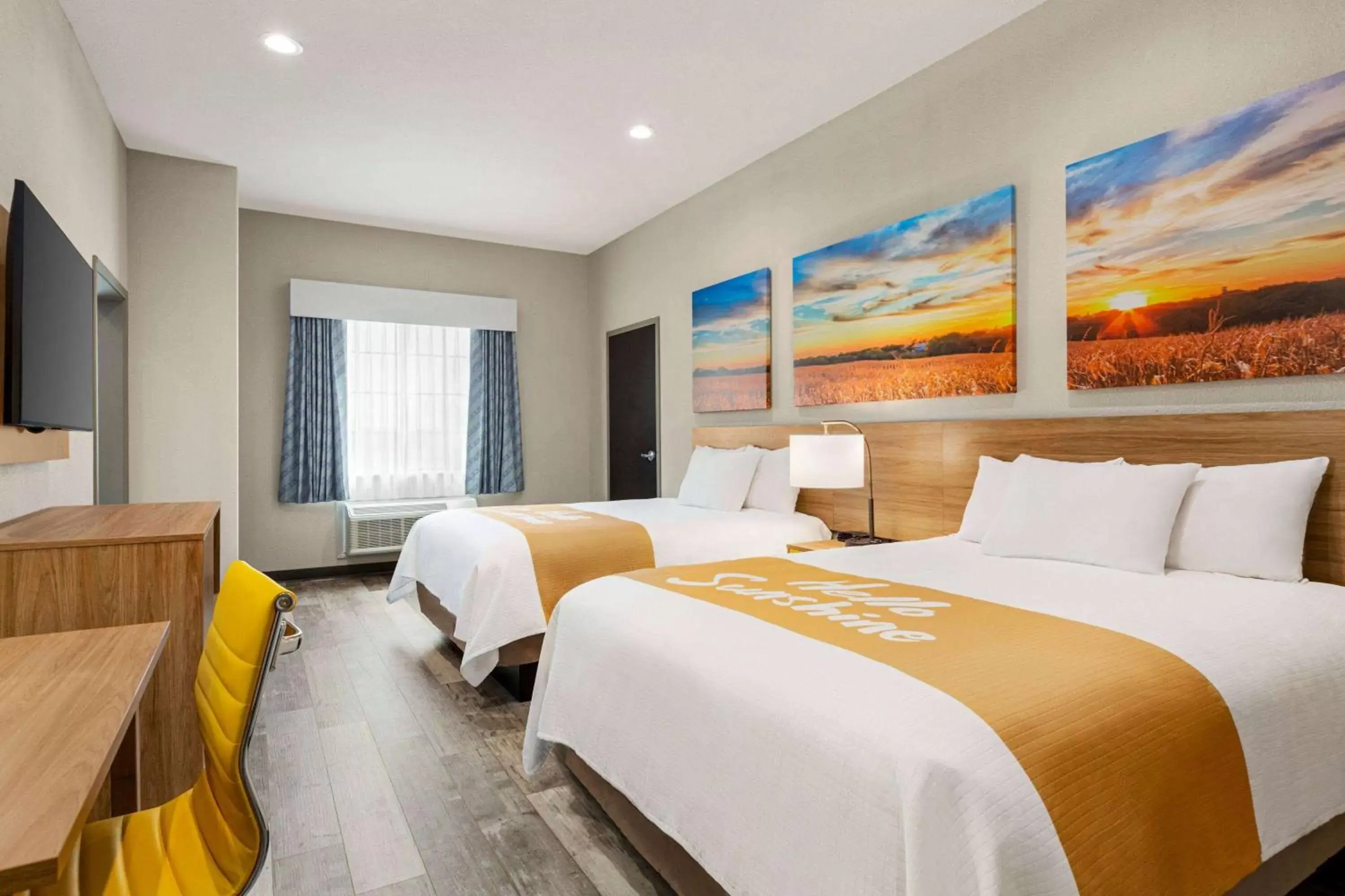 2 Queen Beds, Kitchenette, Corner Efficiency Suite, Non-Smoking in Days Inn & Suites by Wyndham Greater Tomball 2 Queen Beds, Kitchenette, Corner Efficiency Suite, Non-Smoking in Days Inn & Suites by Wyndham Greater Tomball
