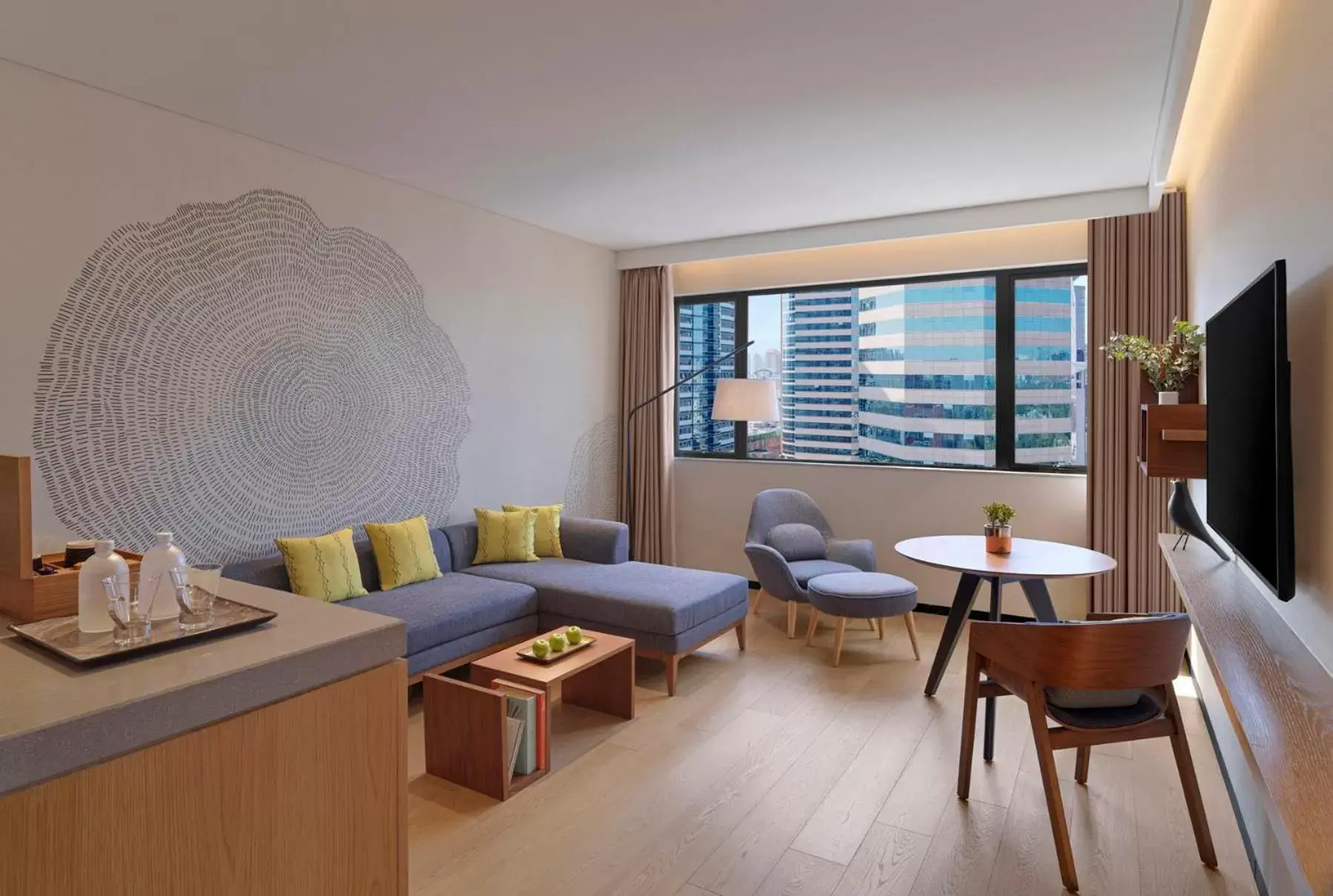 Deluxe Wellness Suite with One King Bed in BEI Zhaolong Hotel, JdV by Hyatt Deluxe Wellness Suite with One King Bed in BEI Zhaolong Hotel, JdV by Hyatt