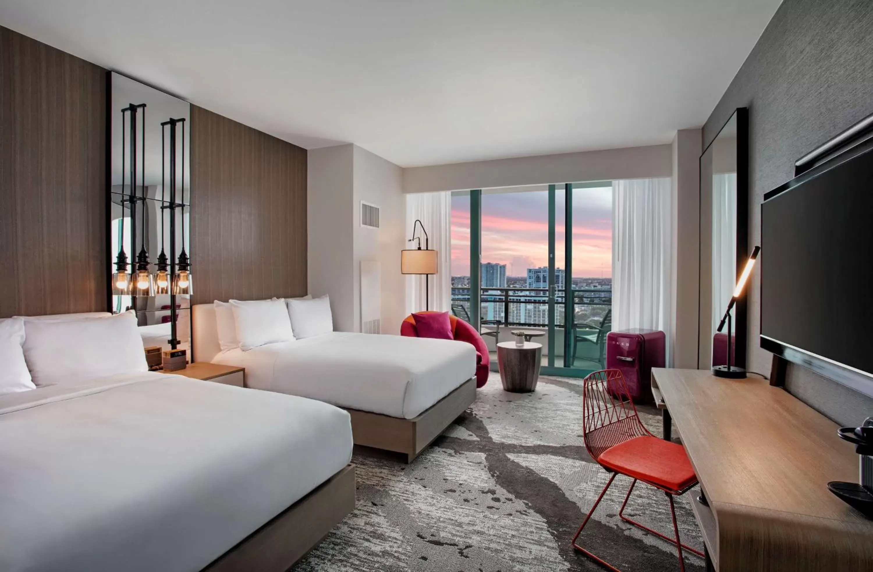 Room with Two Double Beds and Intracoastal Balcony - High Floor in The Diplomat Beach Resort Hollywood, Curio Collection by Hilton Room with Two Double Beds and Intracoastal Balcony - High Floor in The Diplomat Beach Resort Hollywood, Curio Collection by Hilton