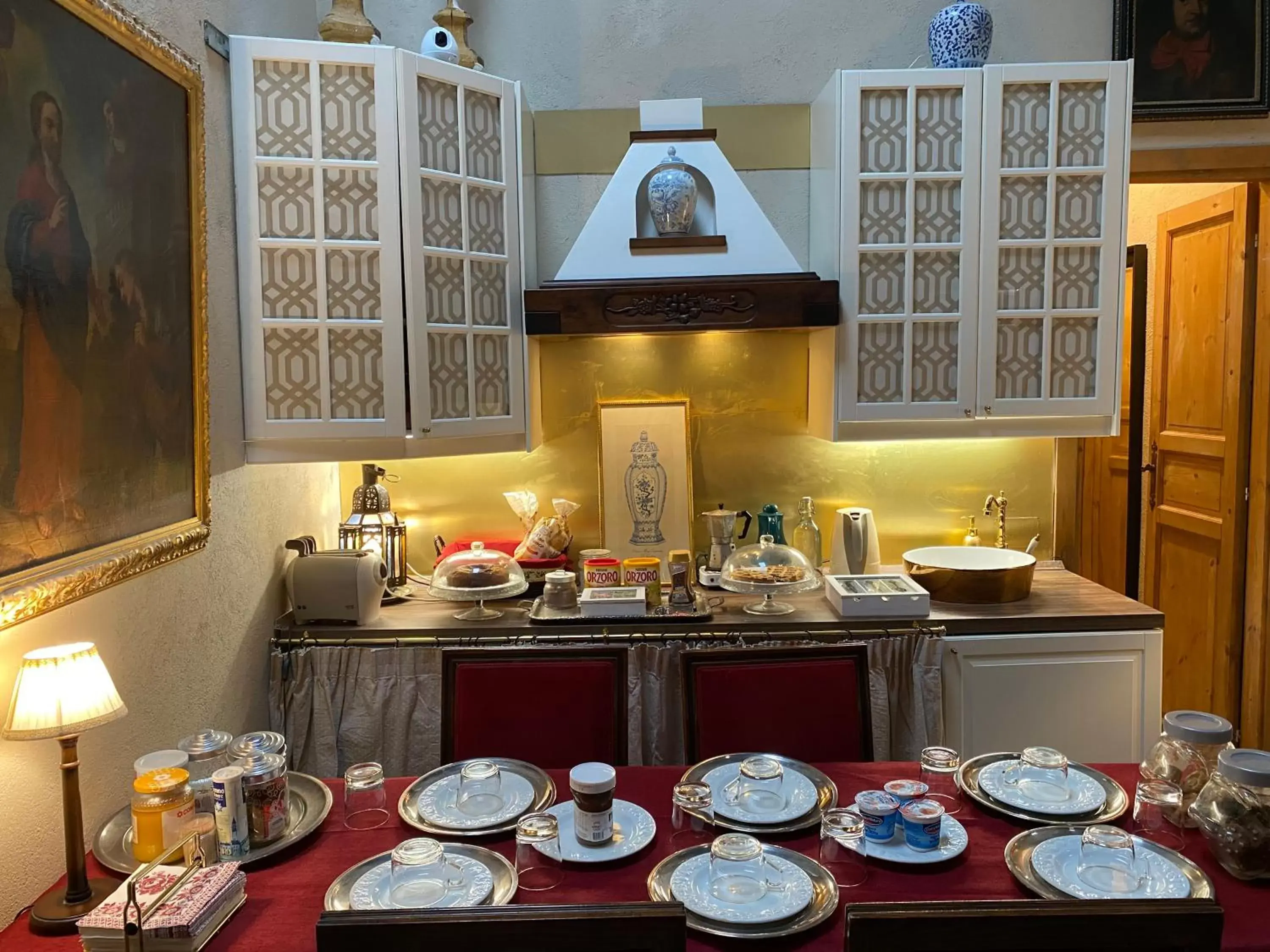 Coffee/tea facilities, Kitchen/Kitchenette in Bed and Breakfast St. Martin Coffee/tea facilities, Kitchen/Kitchenette in Bed and Breakfast St. Martin