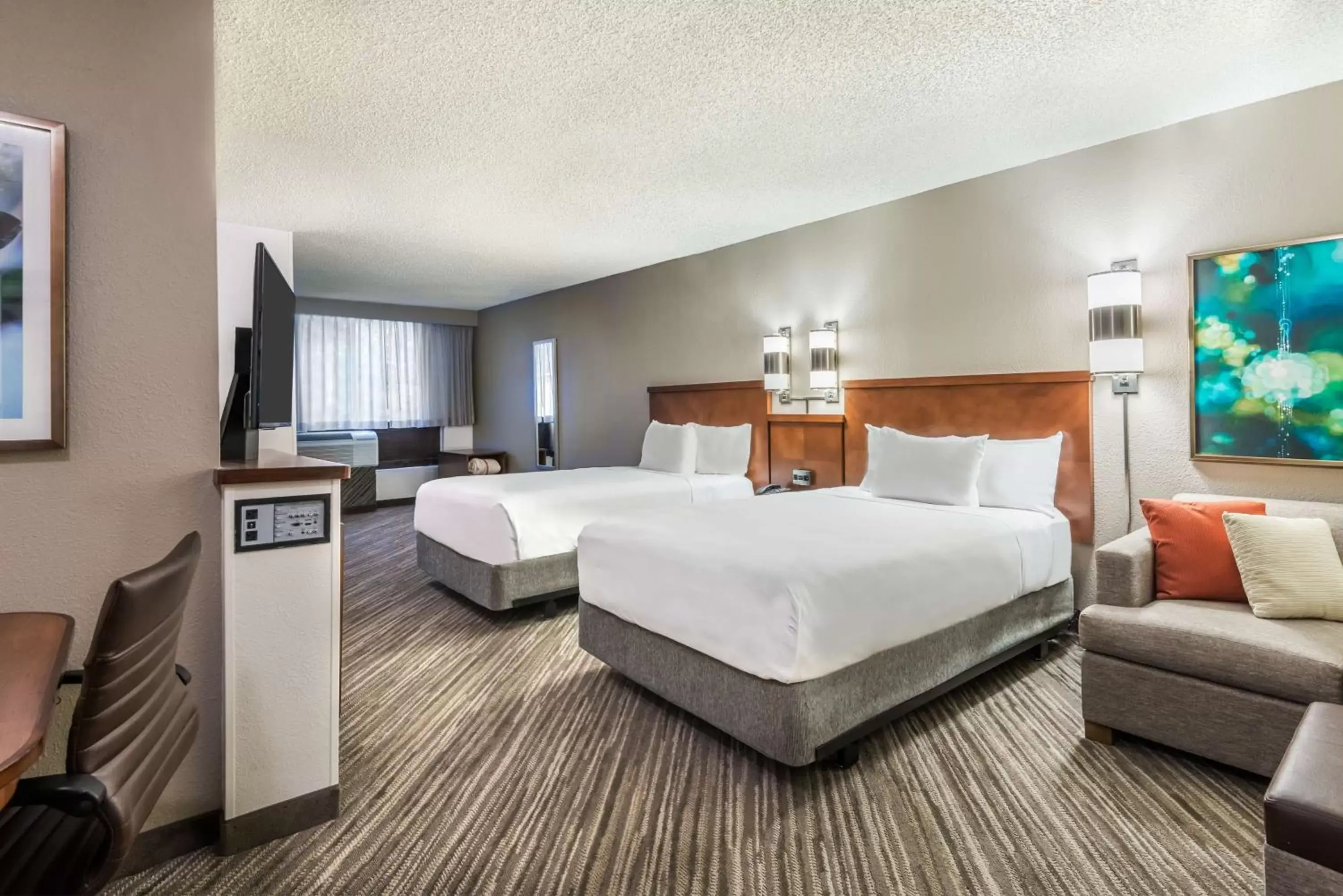 Double Room with Two Double Beds and Roll-In Shower - Disability Access in Hyatt Place Atlanta Duluth Johns Creek Double Room with Two Double Beds and Roll-In Shower - Disability Access in Hyatt Place Atlanta Duluth Johns Creek