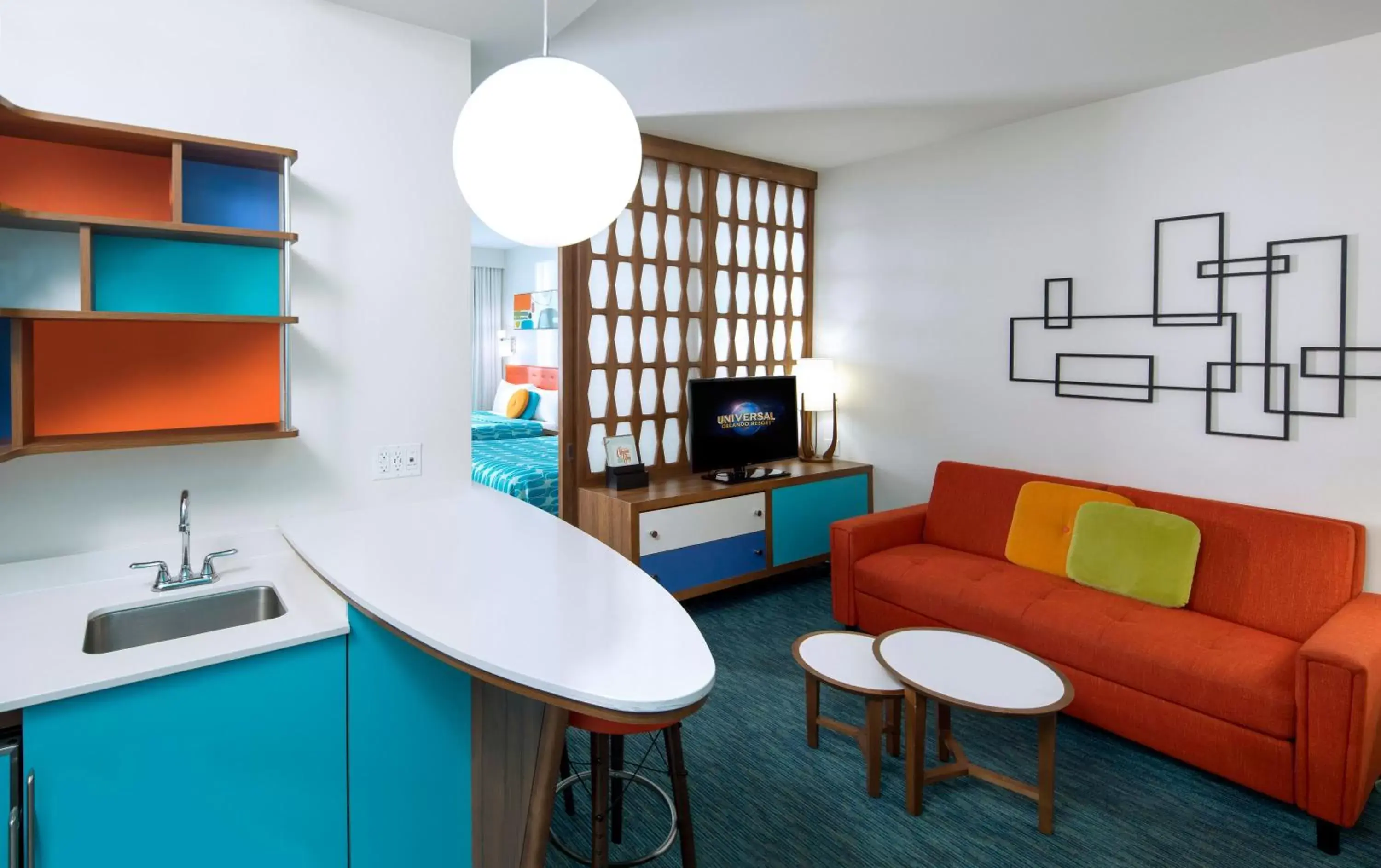 Family Suite with Partial Pool View - Interior Entry (Includes Early Park Admission) in Universal's Cabana Bay Beach Resort Family Suite with Partial Pool View - Interior Entry (Includes Early Park Admission) in Universal's Cabana Bay Beach Resort