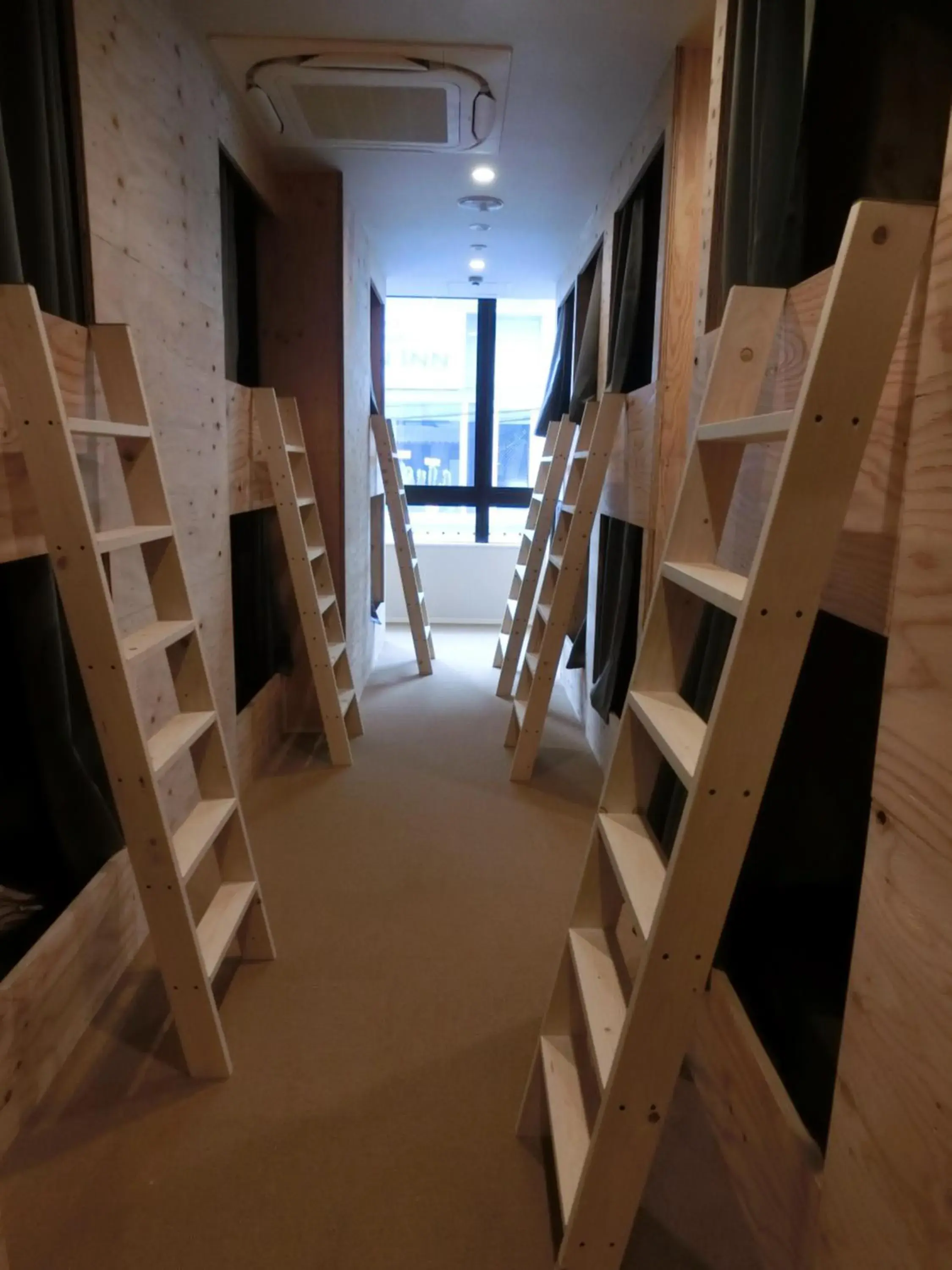 Bunk Bed in Female Dormitory Room in Guesthouse Akicafe Inn Bunk Bed in Female Dormitory Room in Guesthouse Akicafe Inn