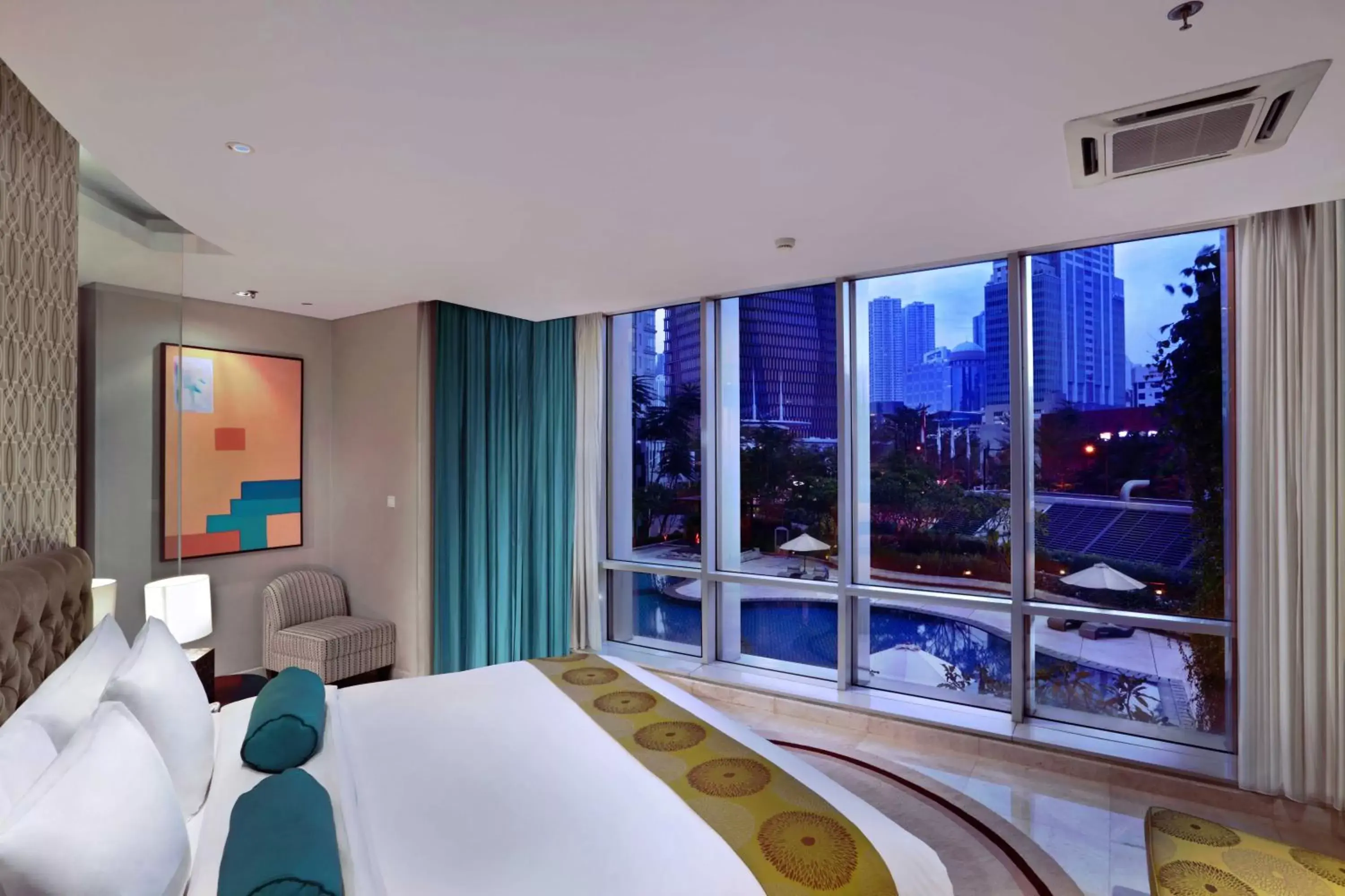 One-Bedroom Suite with Pool View in The Grove Suites by Grand Aston One-Bedroom Suite with Pool View in The Grove Suites by Grand Aston