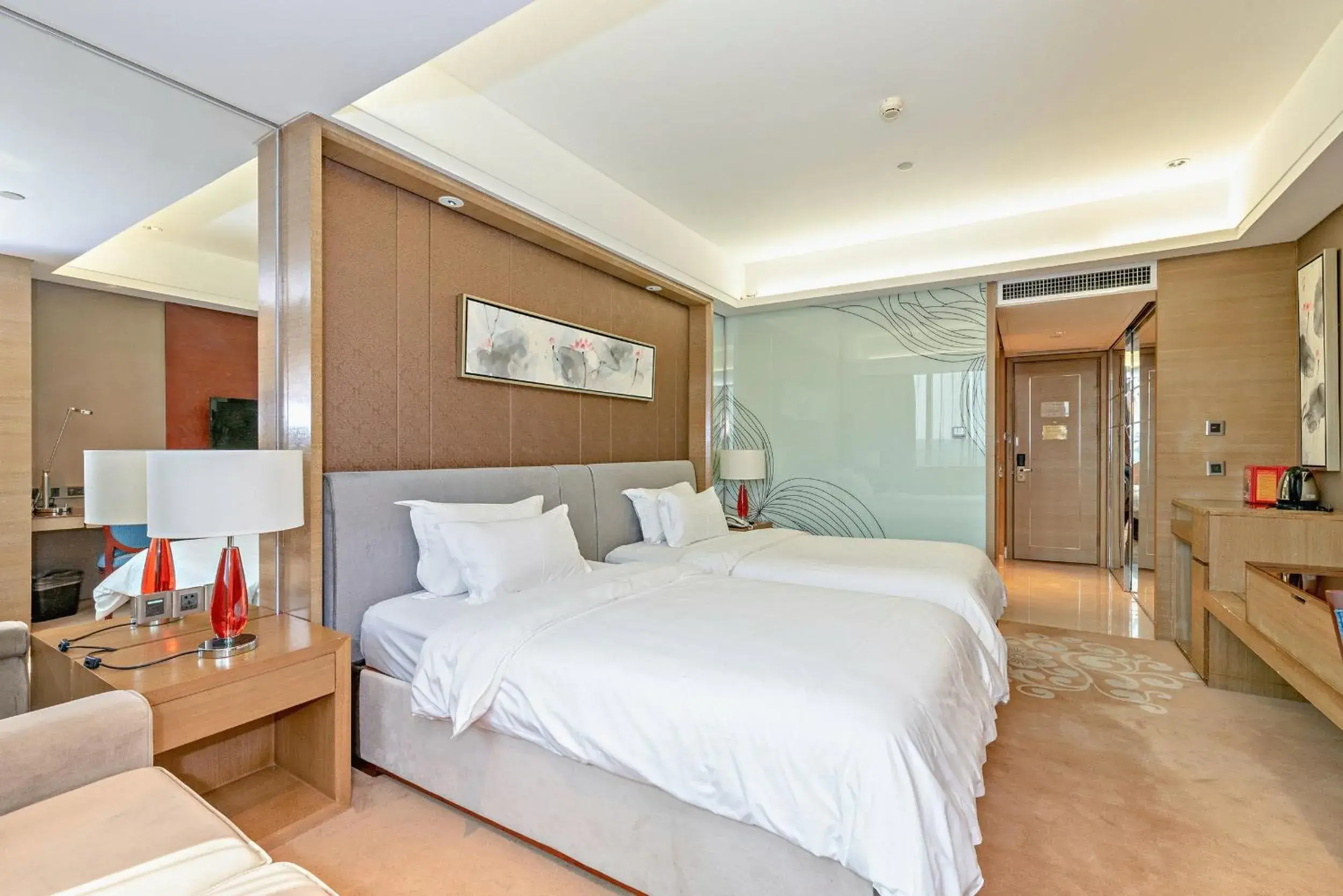 Deluxe Twin Room in Guangzhou New Century Hotel Deluxe Twin Room in Guangzhou New Century Hotel