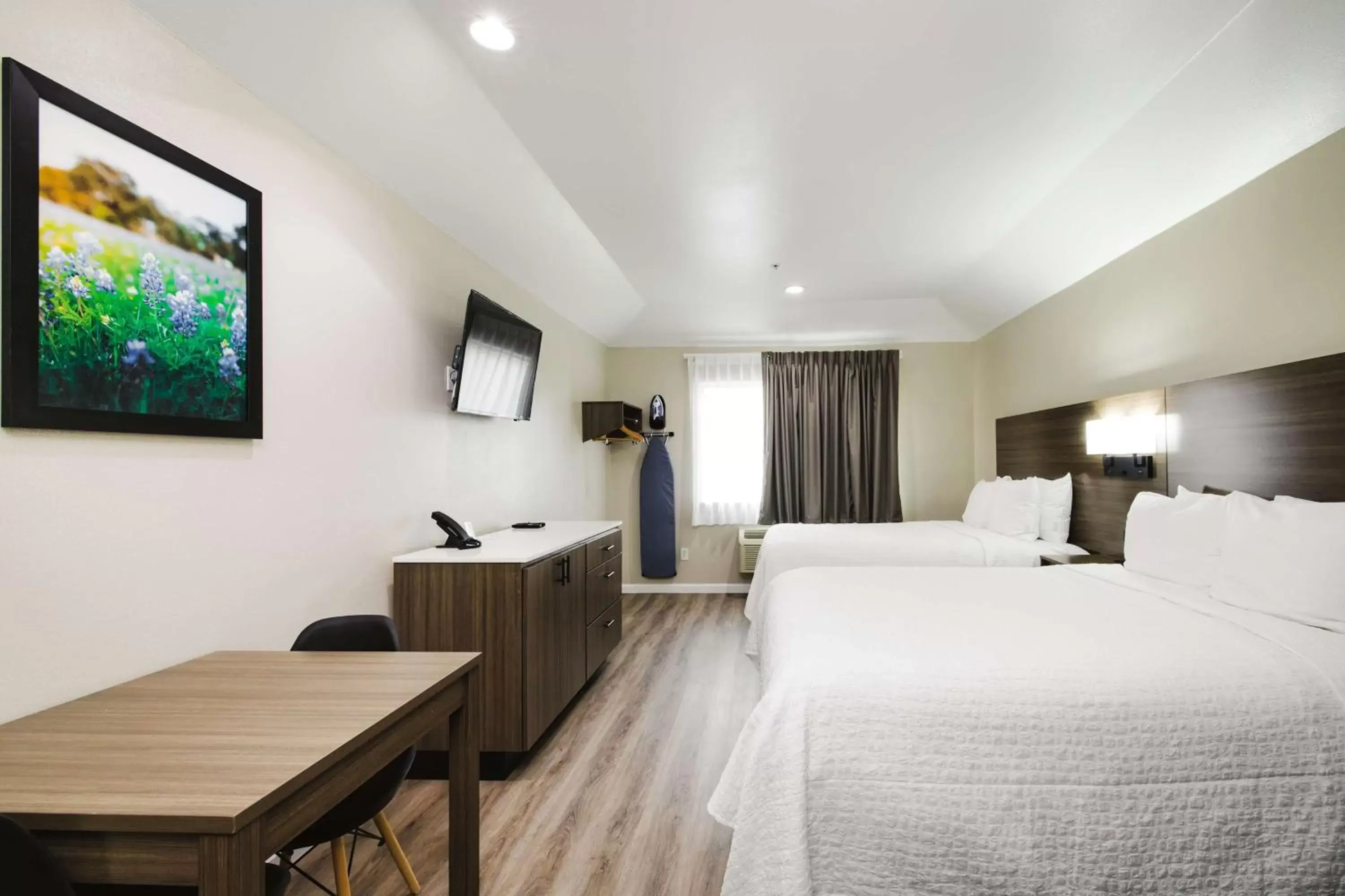 Queen Room with Two Queen Beds and Roll-In Shower - Disability Access/Non-Smoking in SureStay Studio by Best Western Conroe Downtown Queen Room with Two Queen Beds and Roll-In Shower - Disability Access/Non-Smoking in SureStay Studio by Best Western Conroe Downtown
