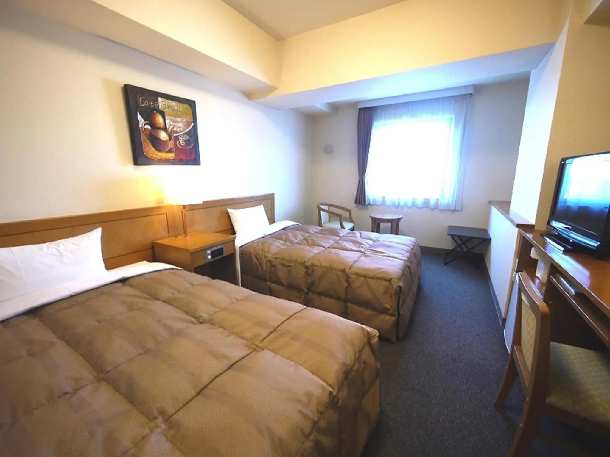 Twin Room - single occupancy - Non-Smoking in Hotel Route-Inn Nishinasuno Twin Room - single occupancy - Non-Smoking in Hotel Route-Inn Nishinasuno