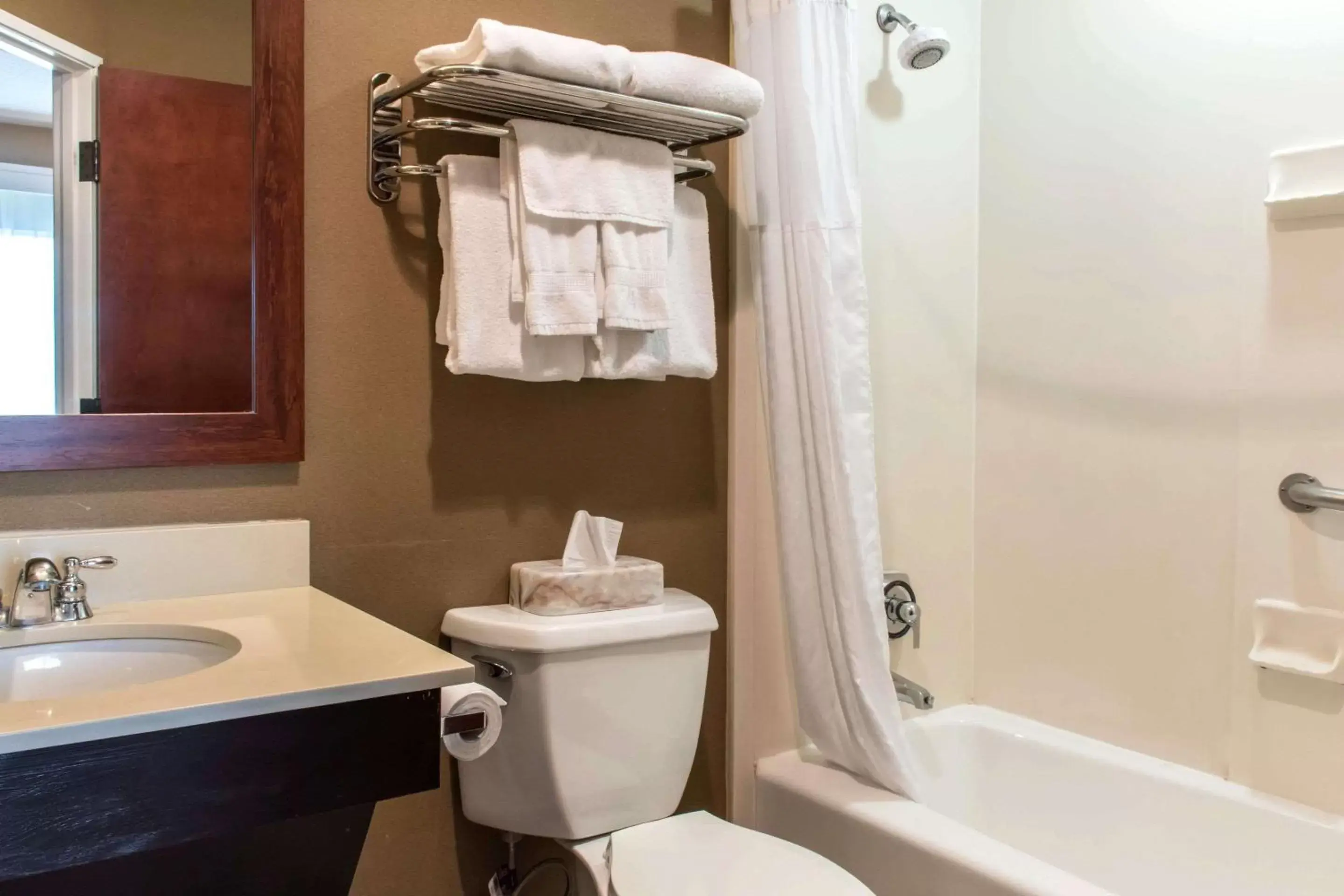 King Suite with Roll-In Shower - Accessible/Non-Smoking in Comfort Suites Scranton near Montage Mountain King Suite with Roll-In Shower - Accessible/Non-Smoking in Comfort Suites Scranton near Montage Mountain