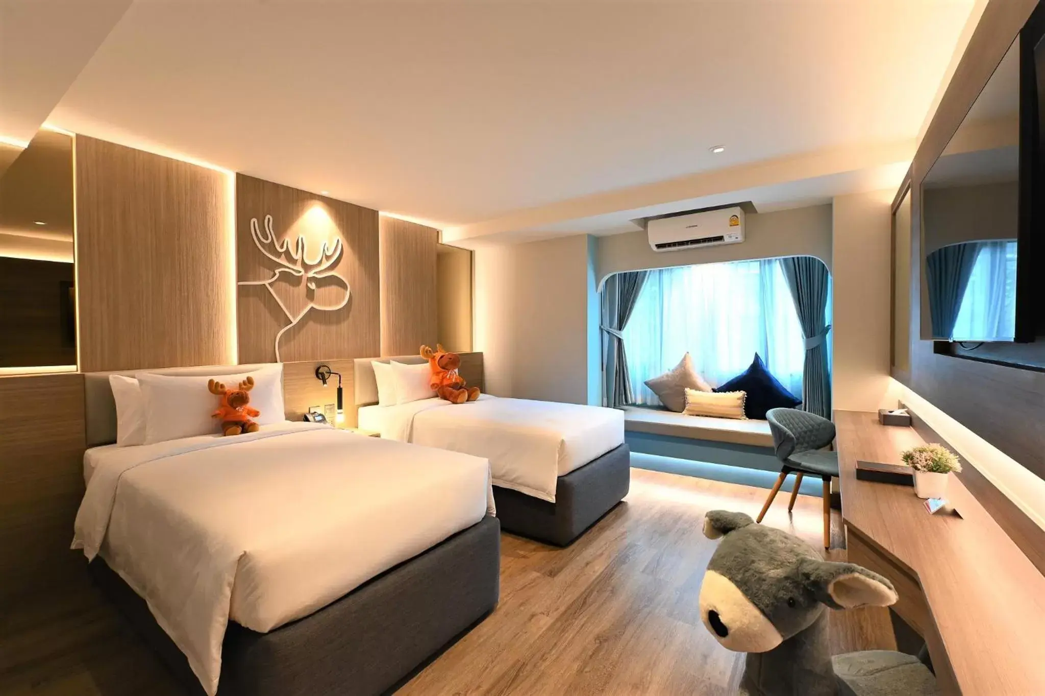 Superior Twin Room in Moose Hotel Nimman Superior Twin Room in Moose Hotel Nimman