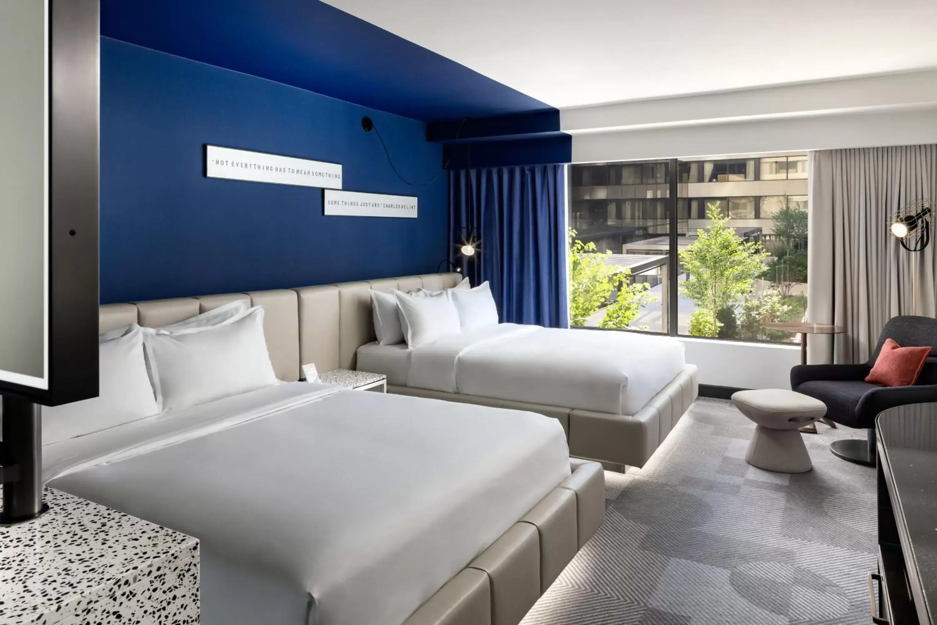 Standard Room with Two Queen Beds and Courtyard View in W Toronto Standard Room with Two Queen Beds and Courtyard View in W Toronto