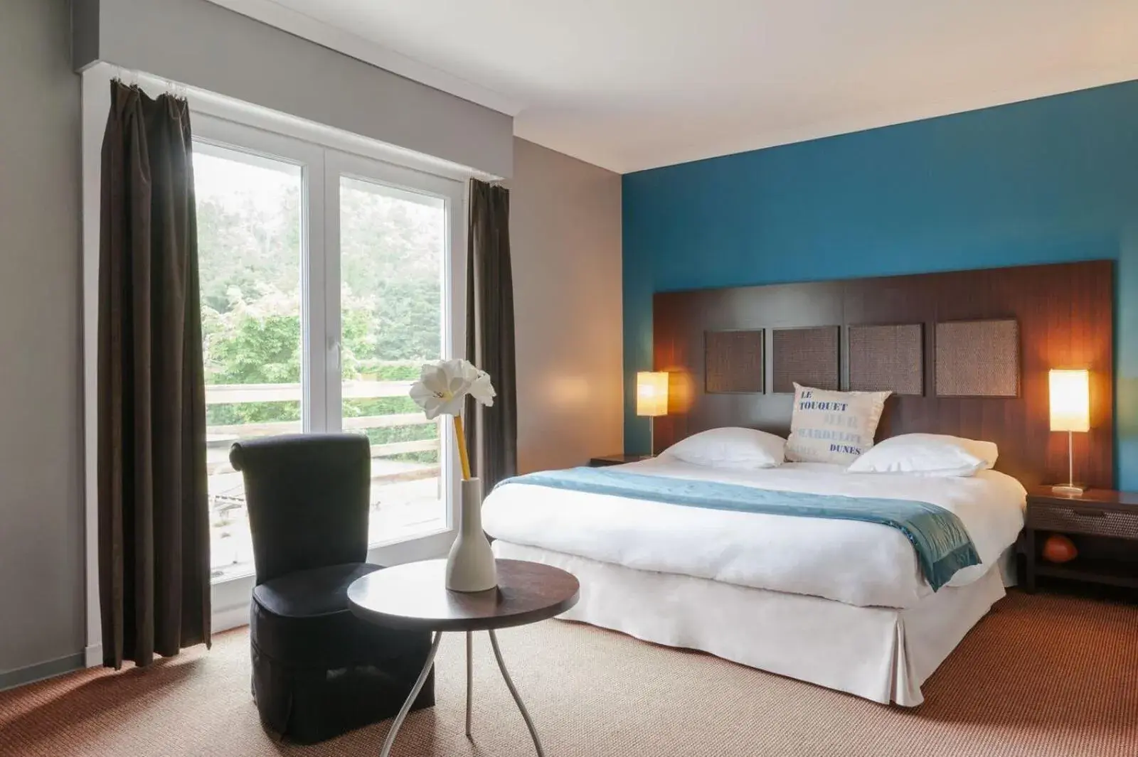 Privilege Double Room with Garden View with terrace or balcony in Les Jardins d'Ulysse, The Originals Relais Privilege Double Room with Garden View with terrace or balcony in Les Jardins d'Ulysse, The Originals Relais