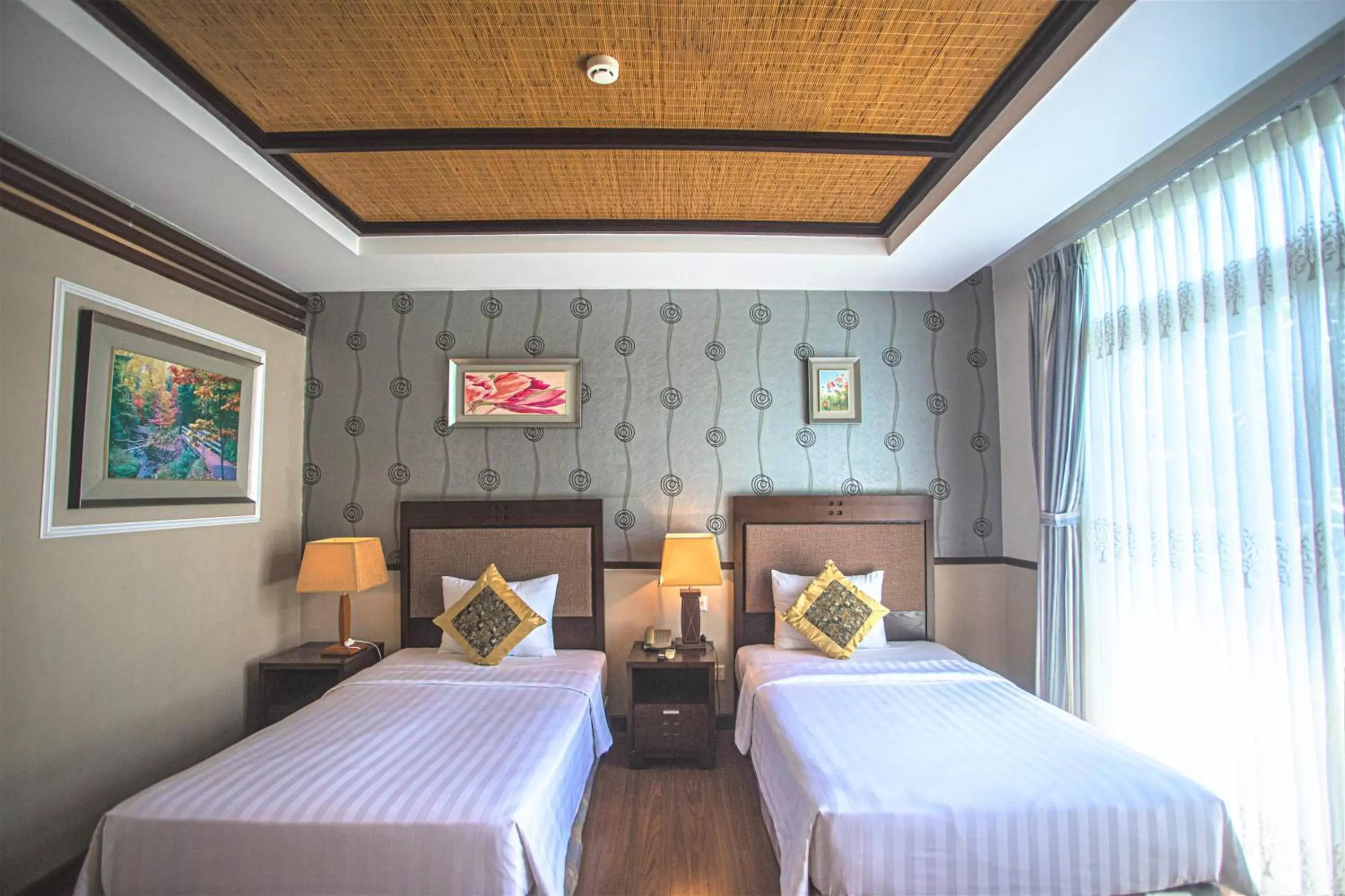 Deluxe Twin Room with Partial Sea View in Seaside Resort Vung Tau Deluxe Twin Room with Partial Sea View in Seaside Resort Vung Tau