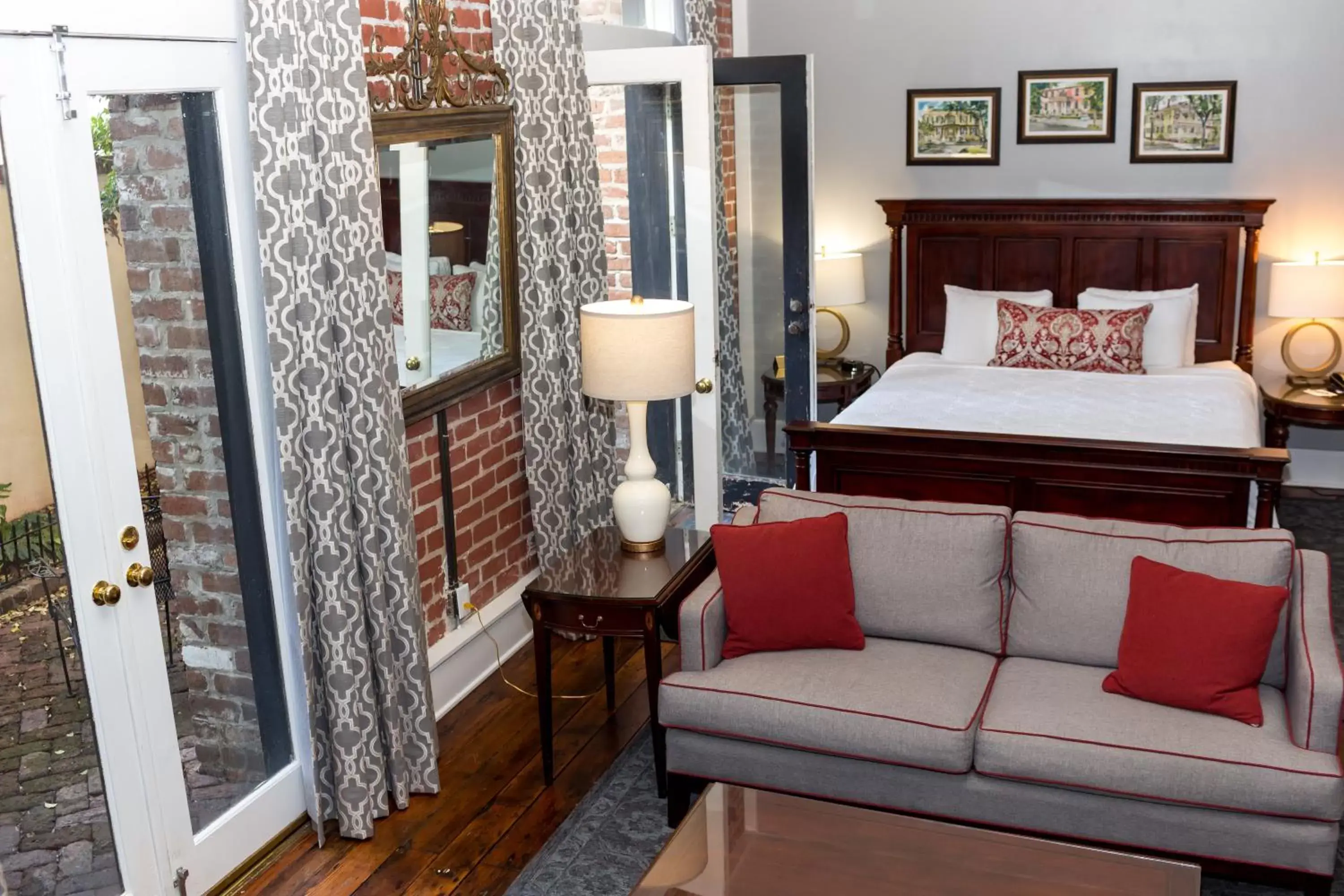 King Suite with Patio in East Bay Inn, Historic Inns of Savannah Collection King Suite with Patio in East Bay Inn, Historic Inns of Savannah Collection