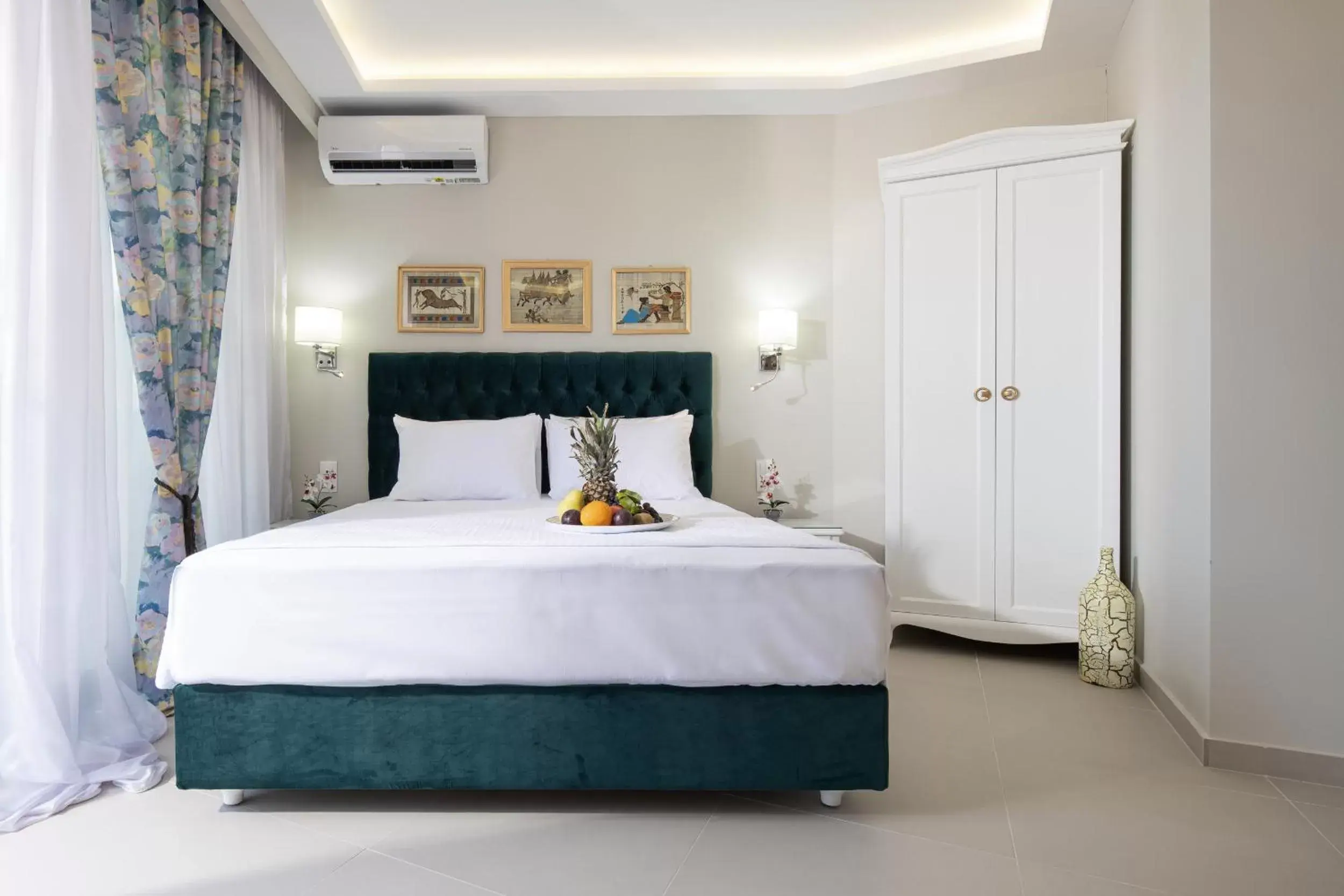 Standard Double Room with Balcony in Light Blue Hotel Standard Double Room with Balcony in Light Blue Hotel