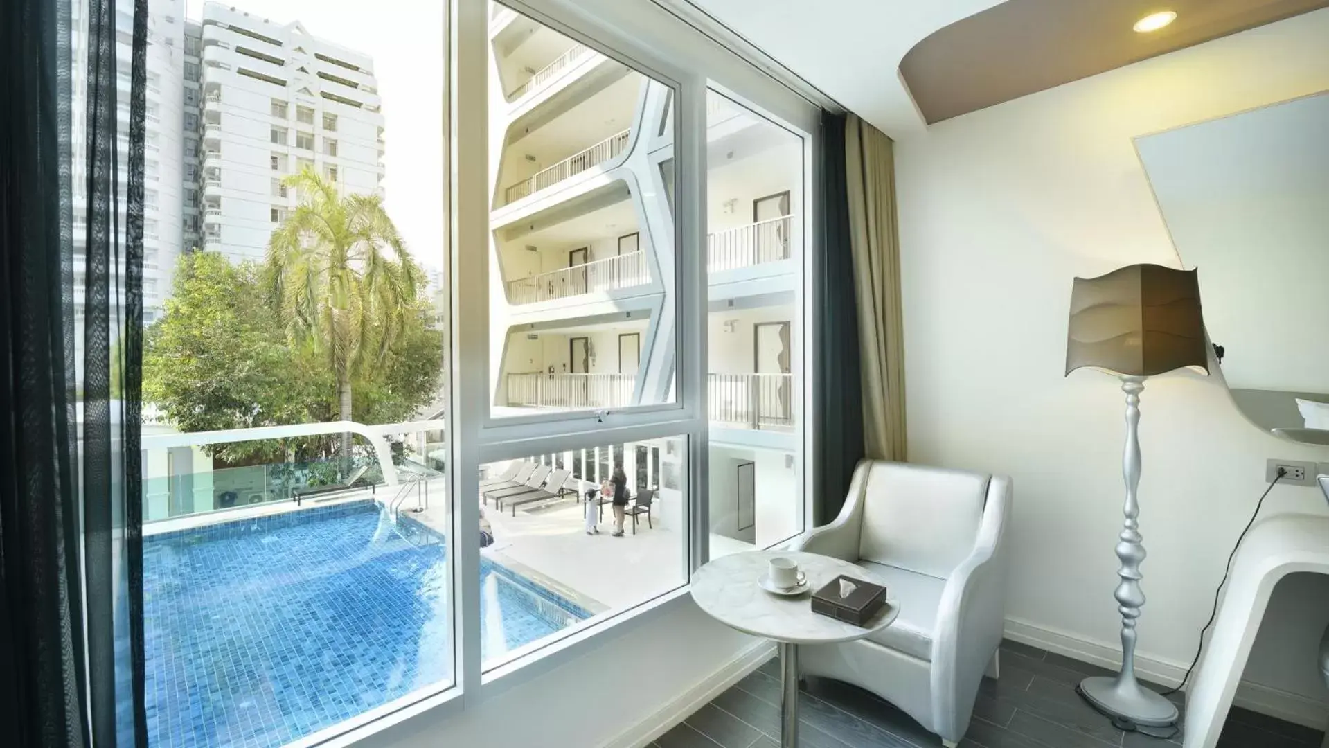 Deluxe Double or Twin Room with Pool View in Le Tada Parkview Hotel - SHA Plus Deluxe Double or Twin Room with Pool View in Le Tada Parkview Hotel - SHA Plus