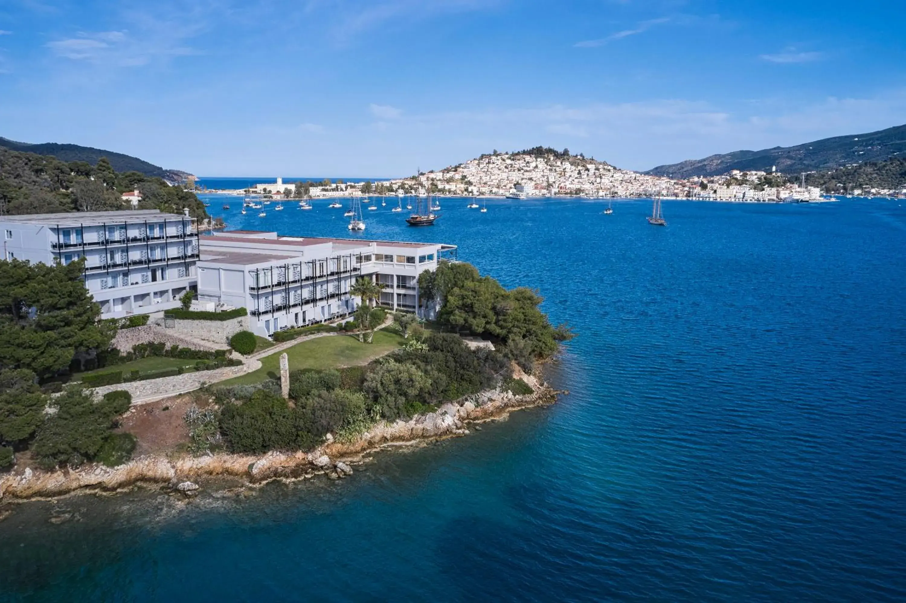 Property building, Bird's-eye View in Xenia Poros Image Hotel Property building, Bird's-eye View in Xenia Poros Image Hotel