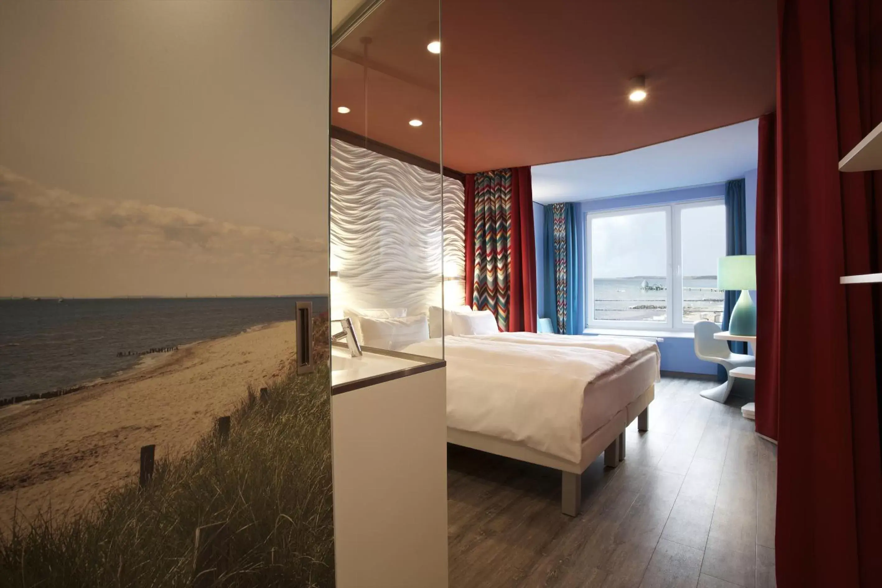 Doppelzimmer seitlicher Meerblick - single occupancy in aja Grömitz Doppelzimmer seitlicher Meerblick - single occupancy in aja Grömitz