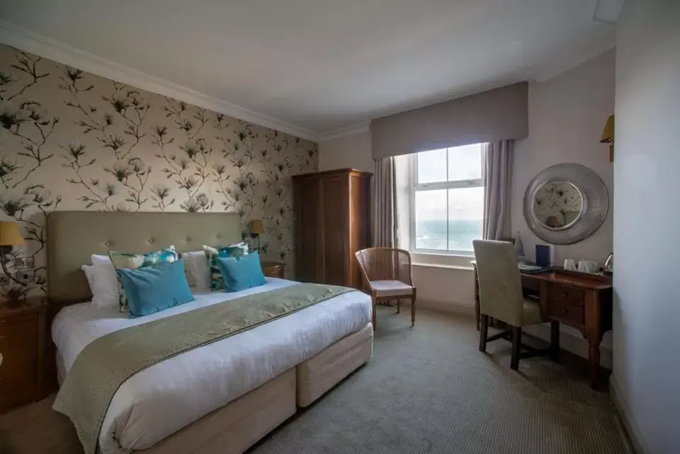 Double Room with Sea View - single occupancy in Mullion Cove Hotel & Spa Double Room with Sea View - single occupancy in Mullion Cove Hotel & Spa