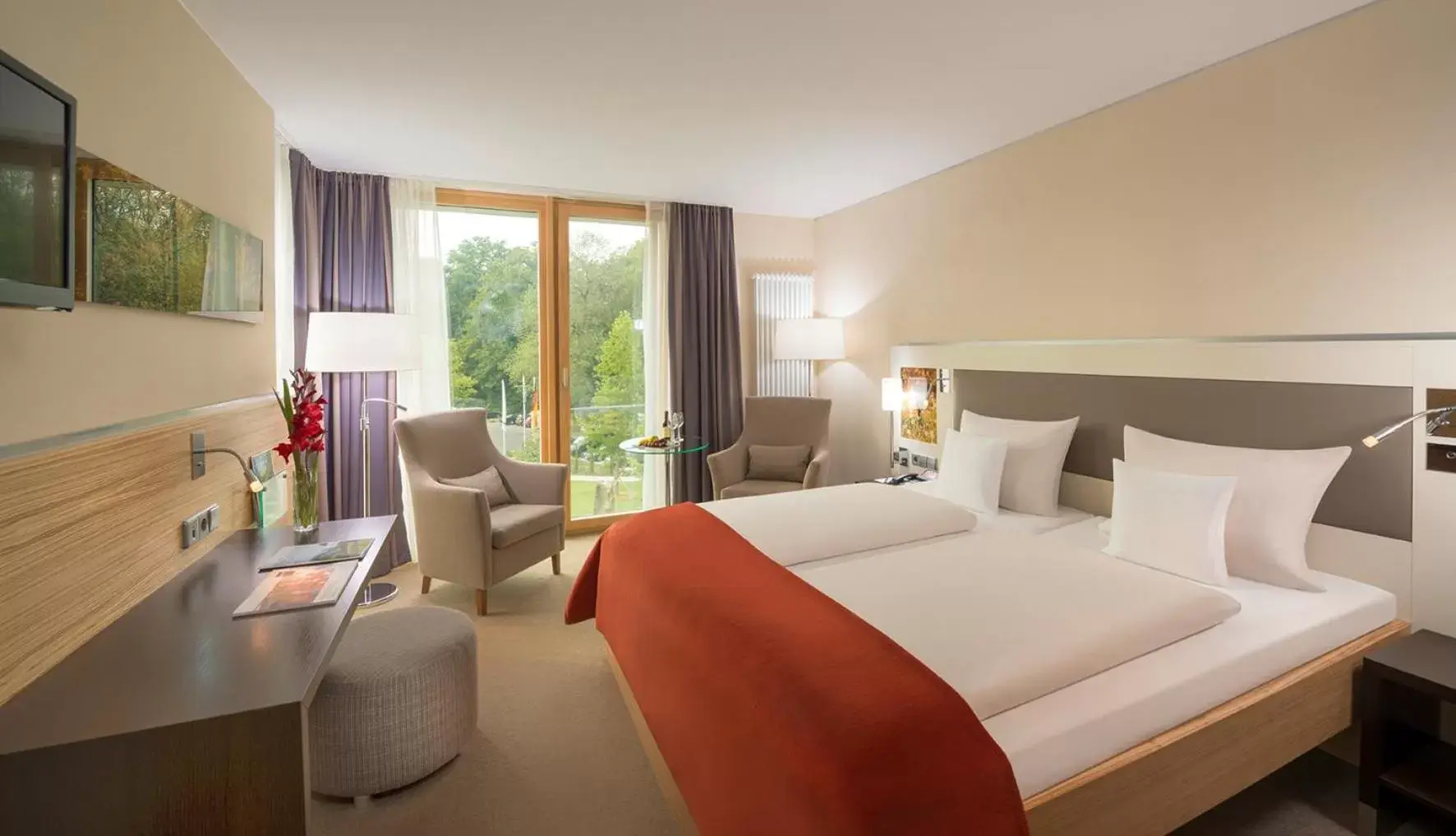 Double Room with Terrace - single occupancy in Dorint Thermenhotel Freiburg Double Room with Terrace - single occupancy in Dorint Thermenhotel Freiburg