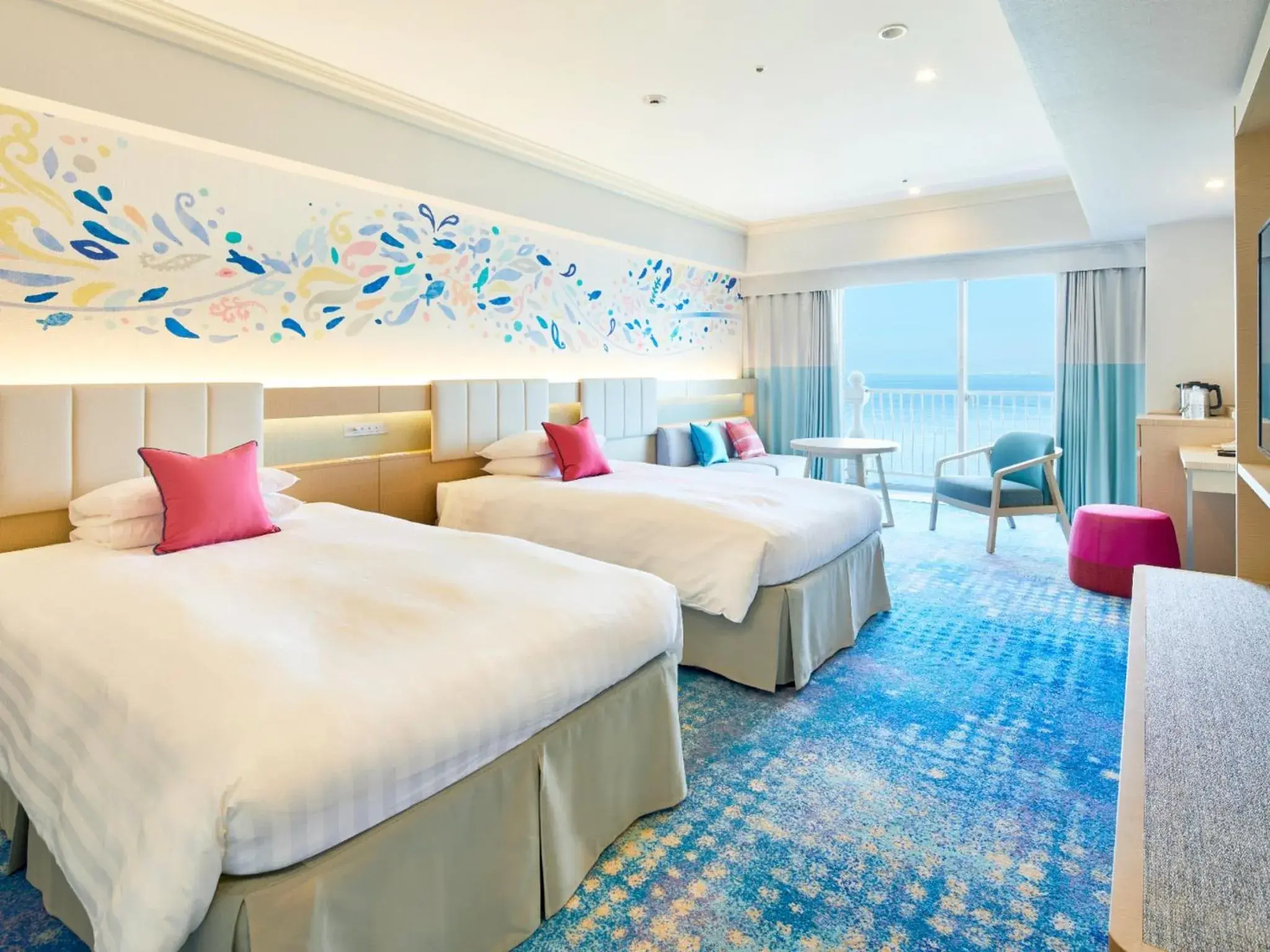 <7-10 Floor> Rainbow Deluxe Twin Room with Bay View - Non Smoking in Grand Nikko Tokyo Bay Maihama <7-10 Floor> Rainbow Deluxe Twin Room with Bay View - Non Smoking in Grand Nikko Tokyo Bay Maihama