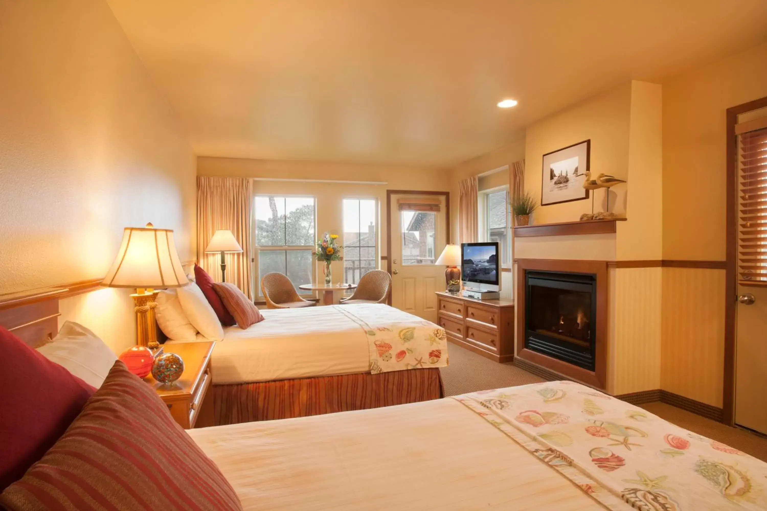 Classic Double Queen Room, 1st Floor, Non - Pet in Inn at Cannon Beach Classic Double Queen Room, 1st Floor, Non - Pet in Inn at Cannon Beach
