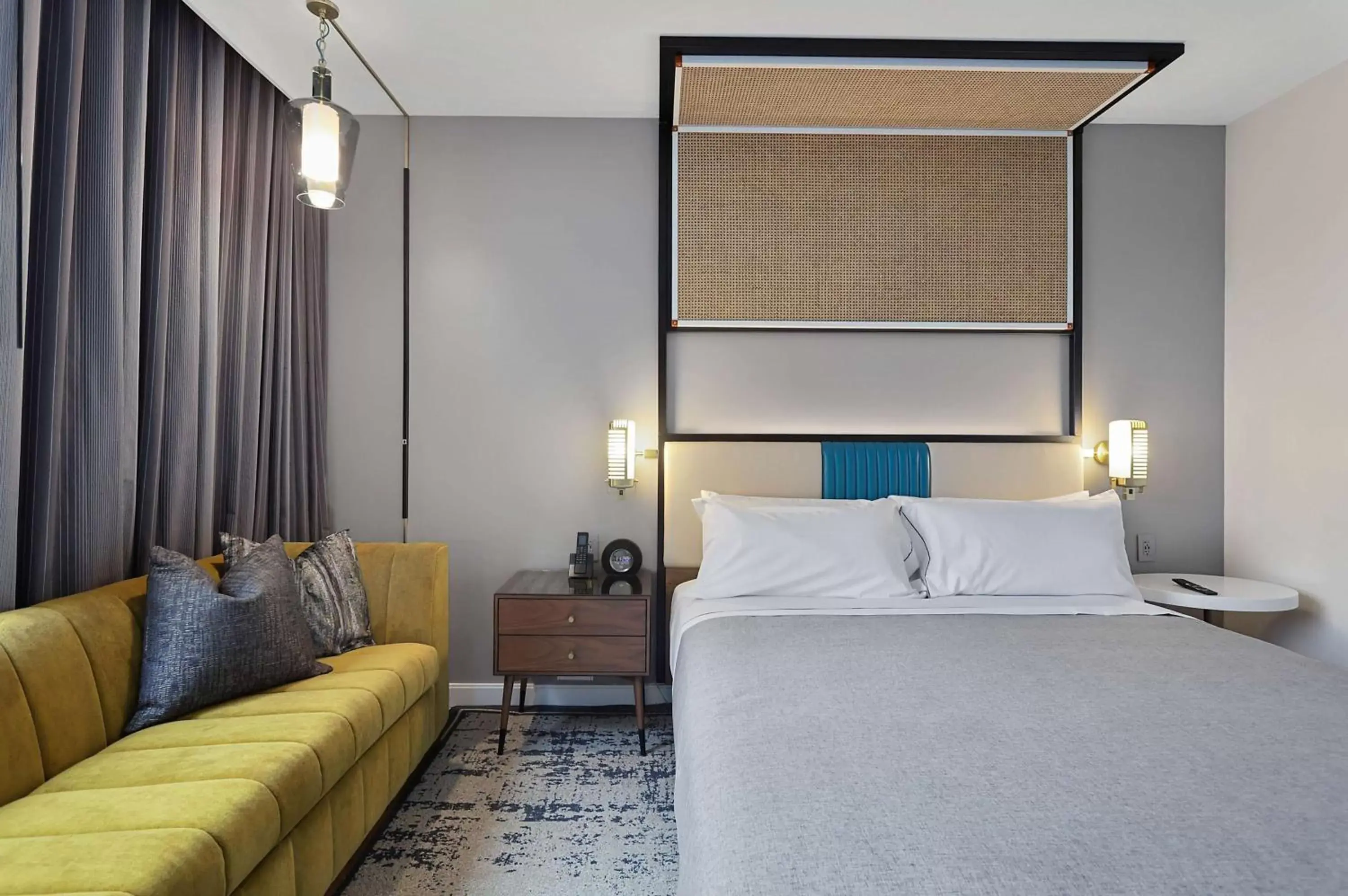 King Corner Room with Sofa Bed in Canopy By Hilton Memphis Downtown King Corner Room with Sofa Bed in Canopy By Hilton Memphis Downtown