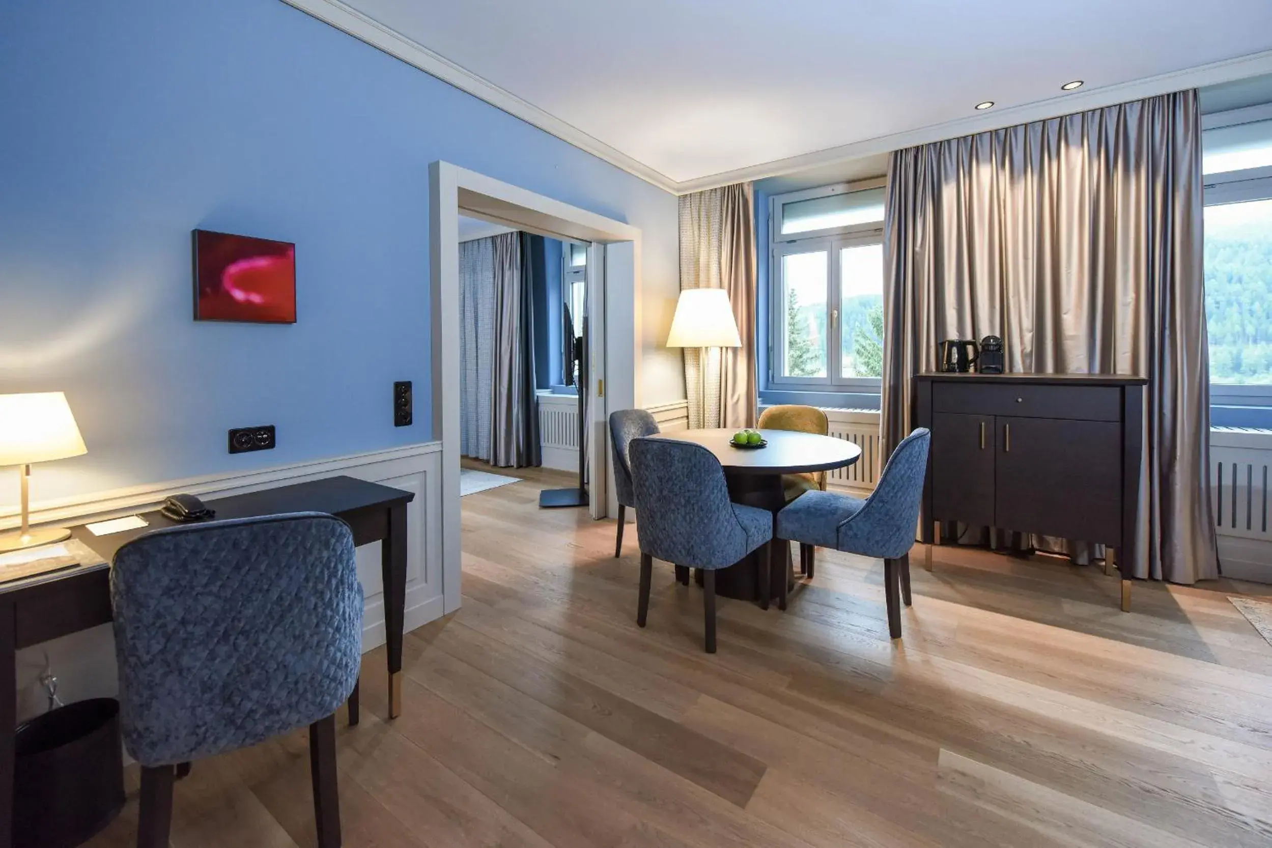 Family Suite - single occupancy in Cresta Palace Celerina St Moritz Ski In and Ski Out Family Suite - single occupancy in Cresta Palace Celerina St Moritz Ski In and Ski Out