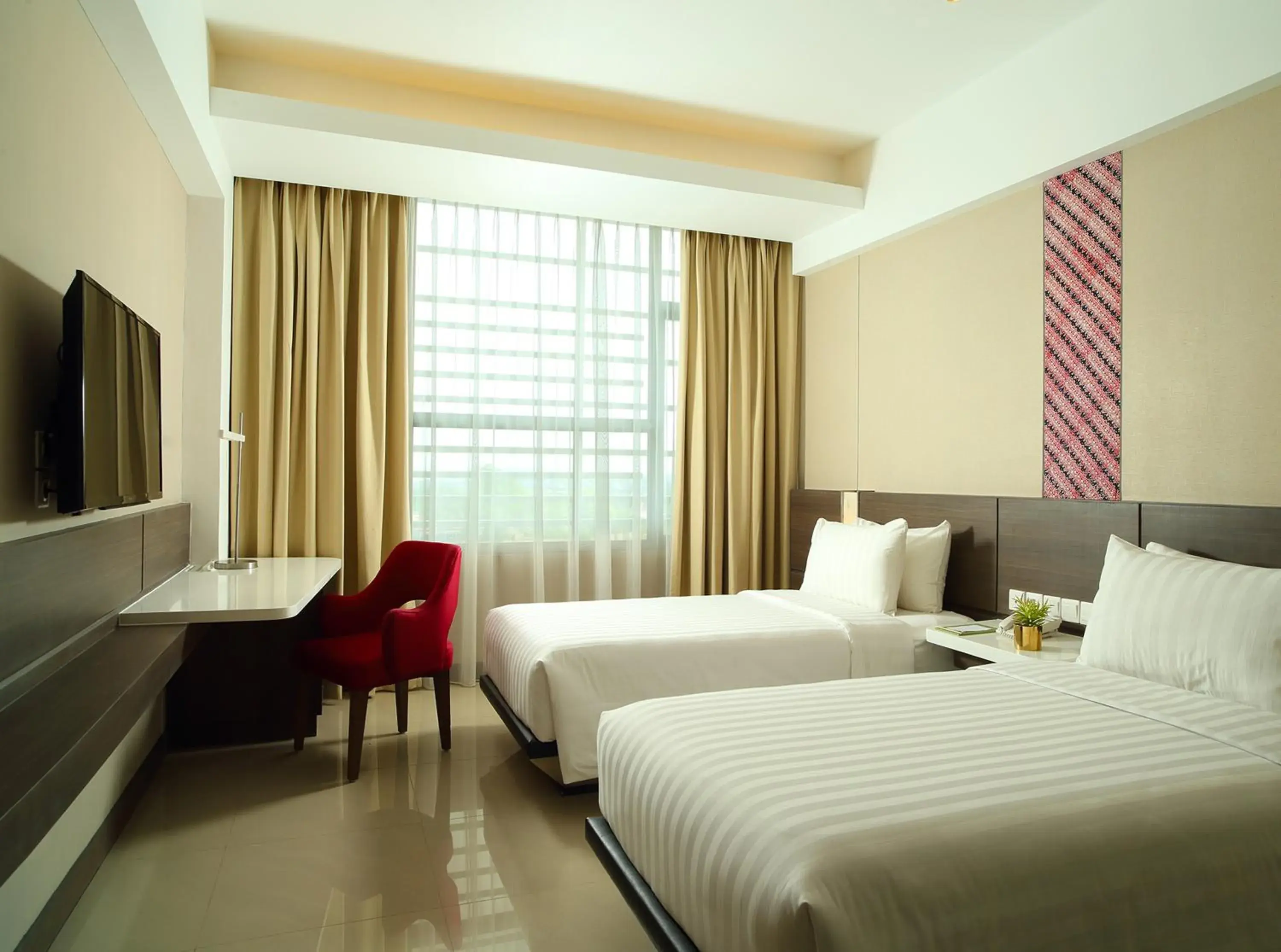 Premier Twin Room in Hotel Santika Premiere ICE - BSD City Premier Twin Room in Hotel Santika Premiere ICE - BSD City