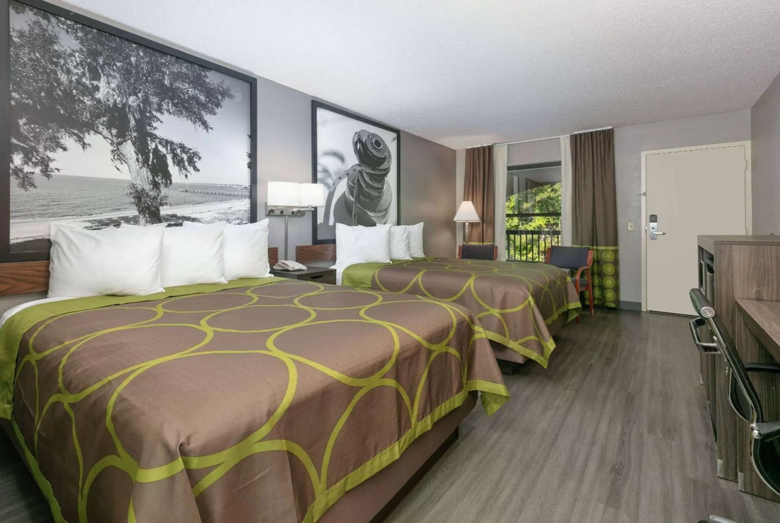 Queen Room with Two Queen Beds - Smoking in Super 8 by Wyndham Diberville Biloxi Area Queen Room with Two Queen Beds - Smoking in Super 8 by Wyndham Diberville Biloxi Area