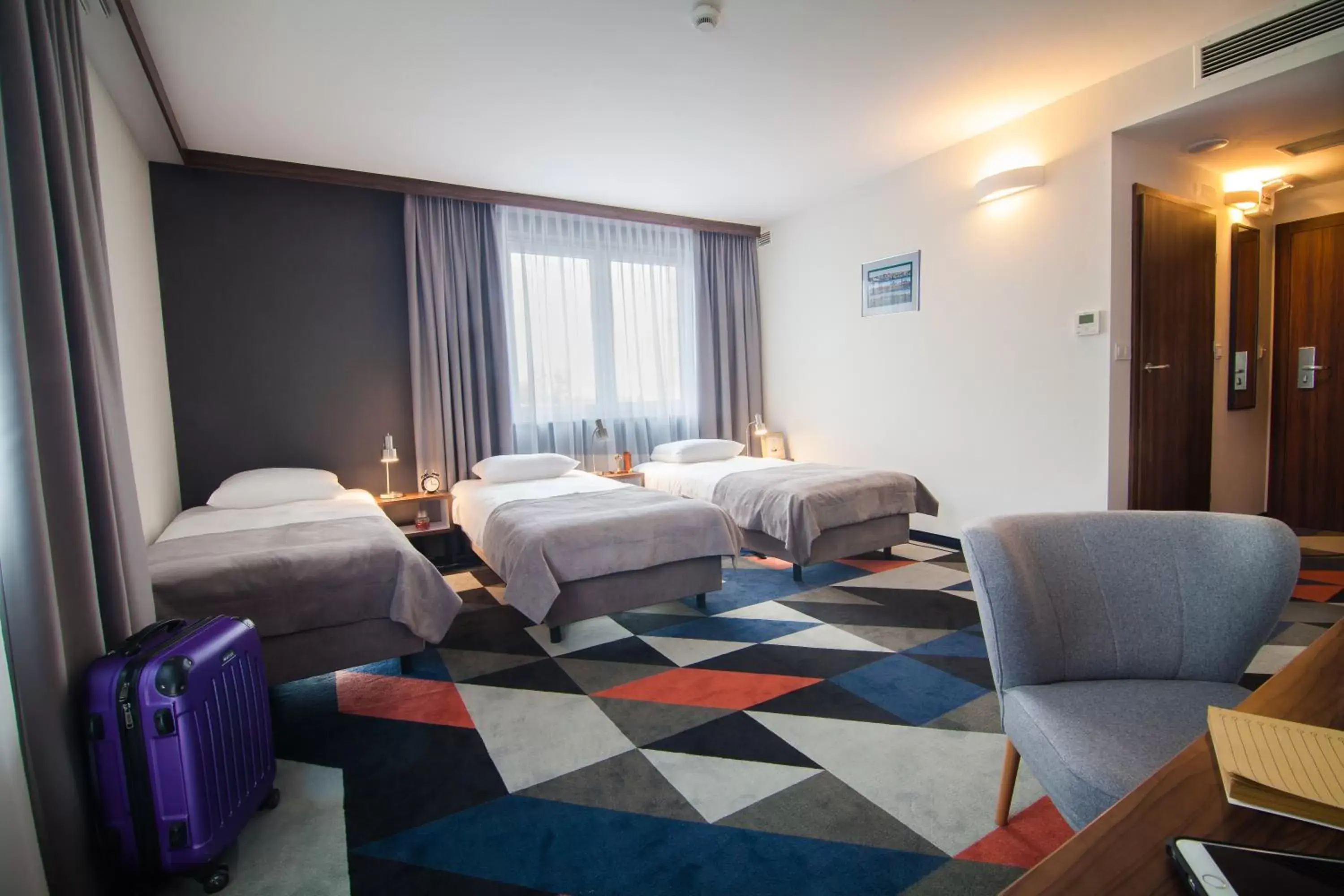 Triple Room in Vulcan Hotel Triple Room in Vulcan Hotel