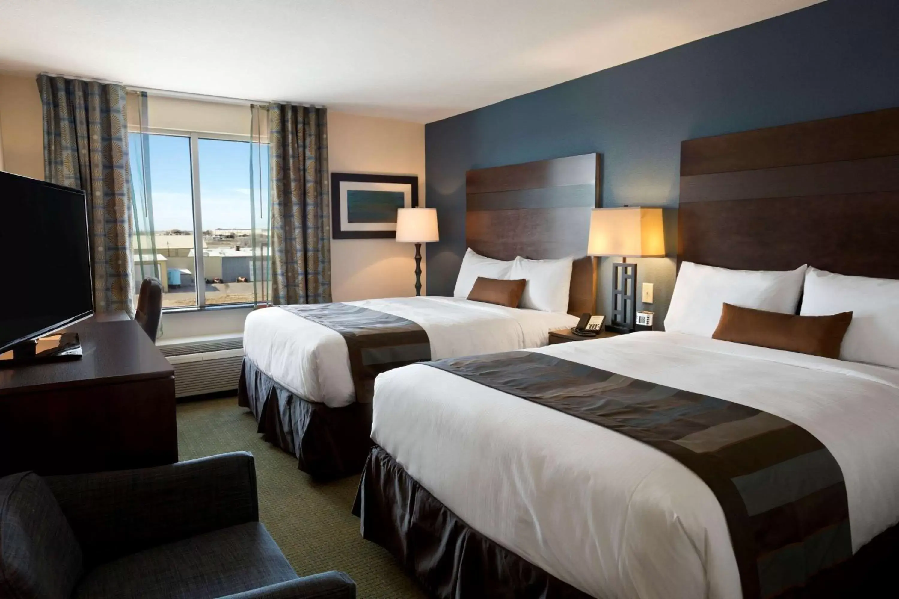 Queen Room with Two Queen Beds and Bath Tub with Grab Bars - Mobility Accessible/Non-Smoking in Wingate by Wyndham Seminole Queen Room with Two Queen Beds and Bath Tub with Grab Bars - Mobility Accessible/Non-Smoking in Wingate by Wyndham Seminole