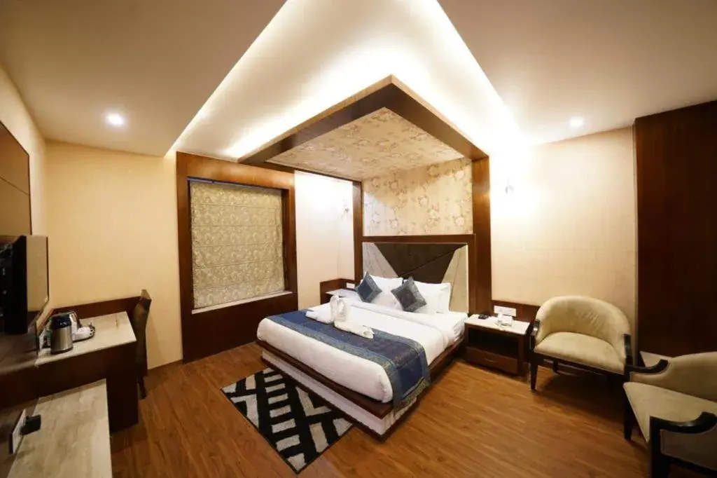 Bed in Square Inn Hotel Bed in Square Inn Hotel