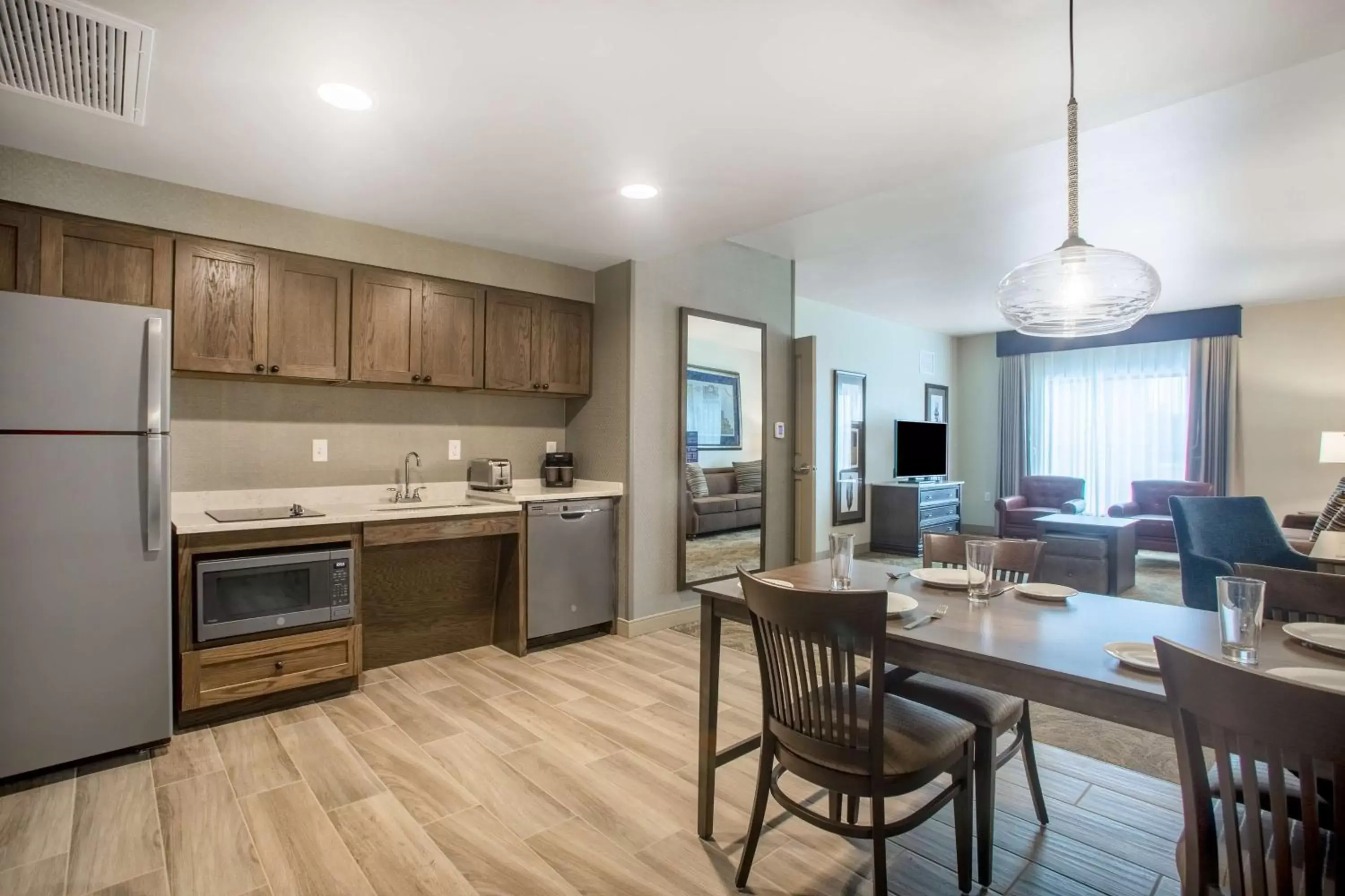 King Suite with Two King Beds - Hearing Accessible/Non-Smoking in Homewood Suites By Hilton Salina/Downtown, Ks King Suite with Two King Beds - Hearing Accessible/Non-Smoking in Homewood Suites By Hilton Salina/Downtown, Ks